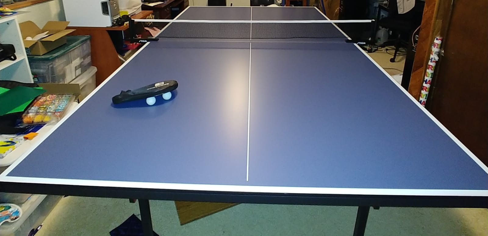 STIGA Advantage Series Indoor Ping Pong Table, Foldable Table Tennis Table - 13, 15, 18, and 25mm Tabletops - Quickplay 10 Minute Assembly - Playback Mode - Recreational- to Tournament-Level customer photo 1