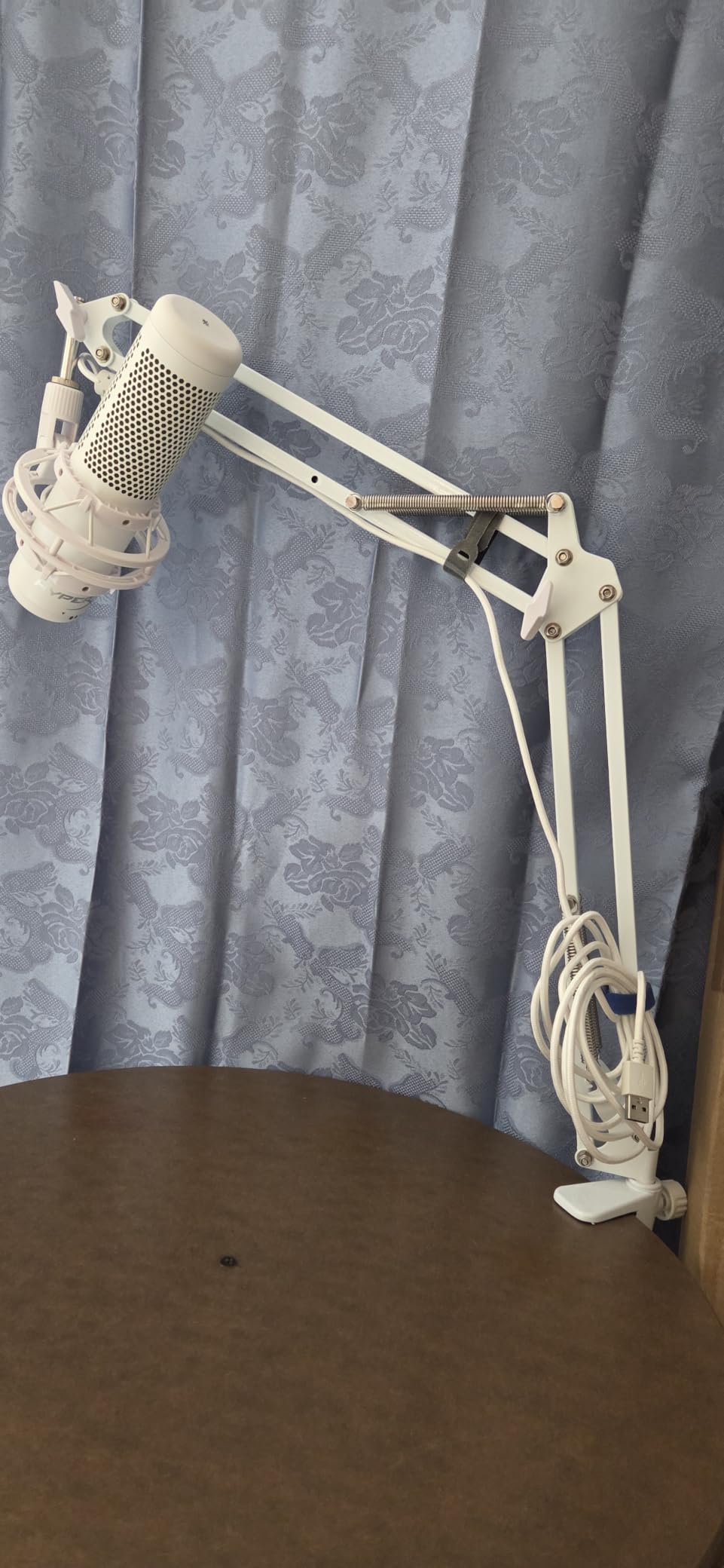 InnoGear Boom Arm Microphone Mic Stand for Blue Yeti HyperX QuadCast SoloCast Snowball Fifine Shure SM7B and Other Mic, Black customer photo 2