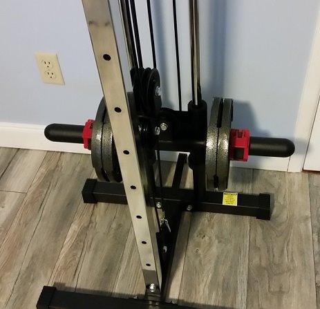 Valor Fitness Wall Mounted Cable Machine, Dual Adjustable Pulley System with 16 Height Positions, Space-Saving Home Gym Strength Training Equipment customer photo 1