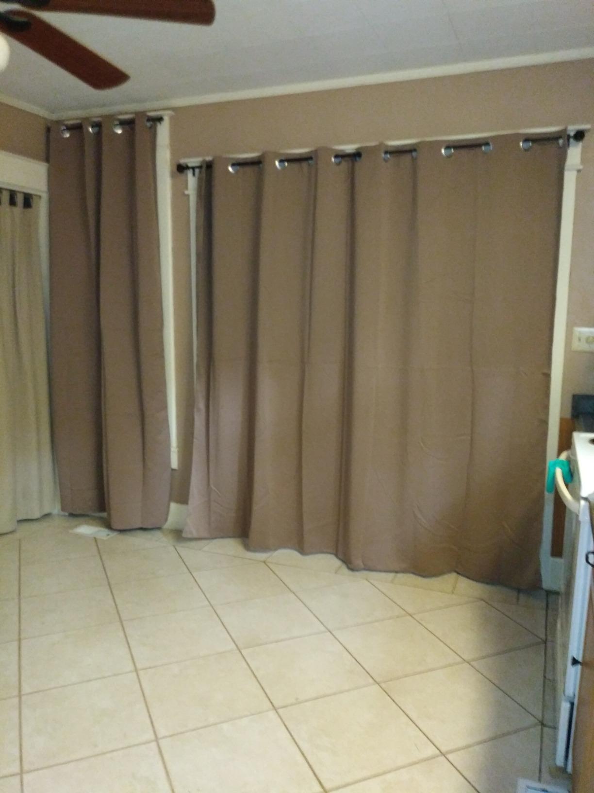 NICETOWN Extra Wide Patio Door Curtain - Energy Smart & Noise Reducing Grommet Thermal Insulated Wide Width Drapes, Sliding Door Curtain for Guestroom (Biscotti Beige, W100 x L84) customer photo 1