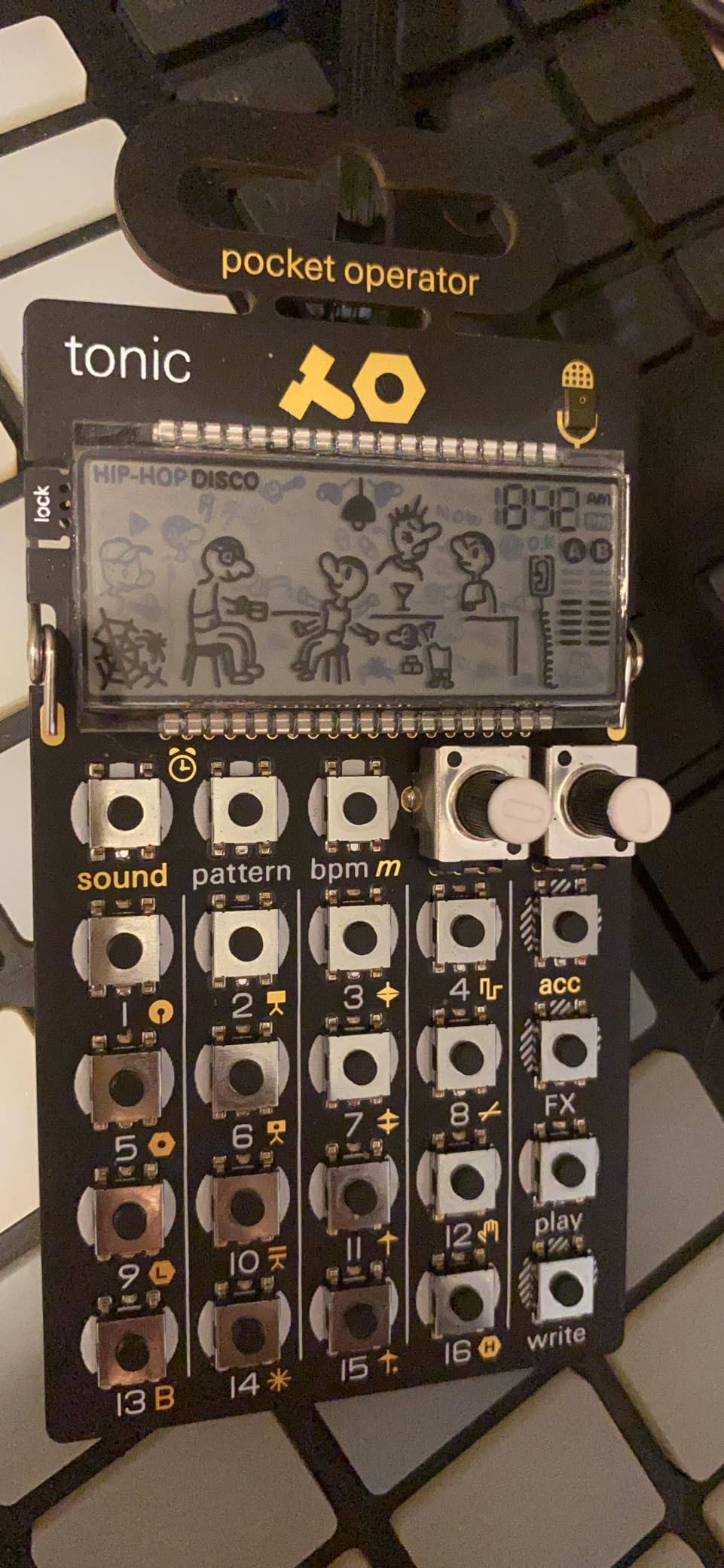 teenage engineering pocket operator PO-32 tonic, drum and percussion synthesizer and sequencer, unlimited sounds with microtonic through data transfer customer photo 2