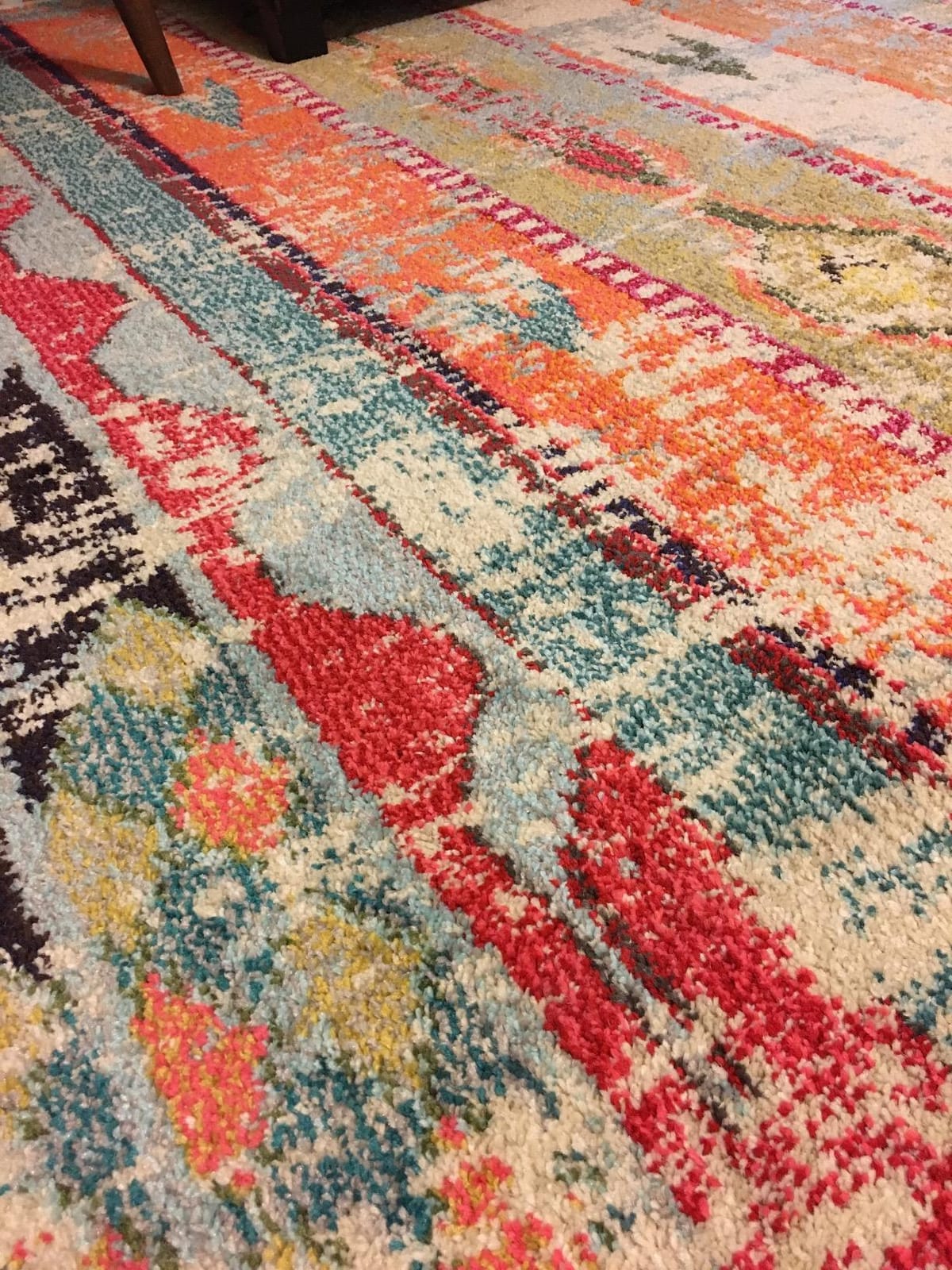 SAFAVIEH Monaco Collection Area Rug - 8' x 10', Multi, Boho Chic Tribal Distressed Design, Non-Shedding & Easy Care, Ideal for High Traffic Areas in Living Room, Bedroom (MNC222F) customer photo 2