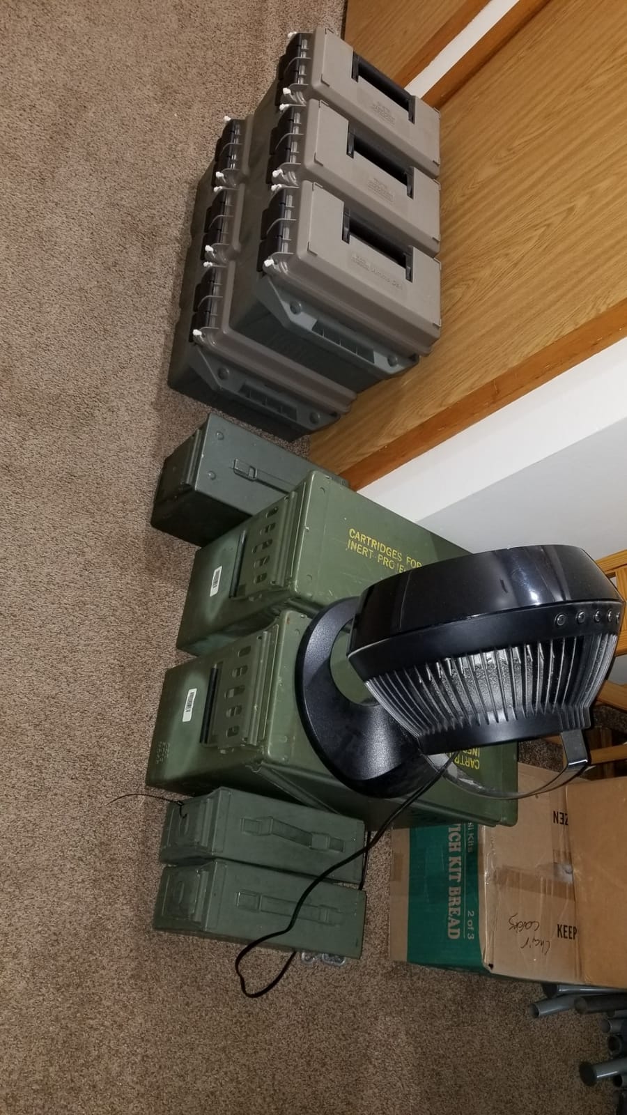 MTM AC4C 4-Can Ammo Crate, 30 Caliber, Convenient size, Stackable, Easy Carry and Transport of 30 Caliber Ammo, Rugged Tactical Carrying Crate, USA Made, Dark Earth/Army Green customer photo 2