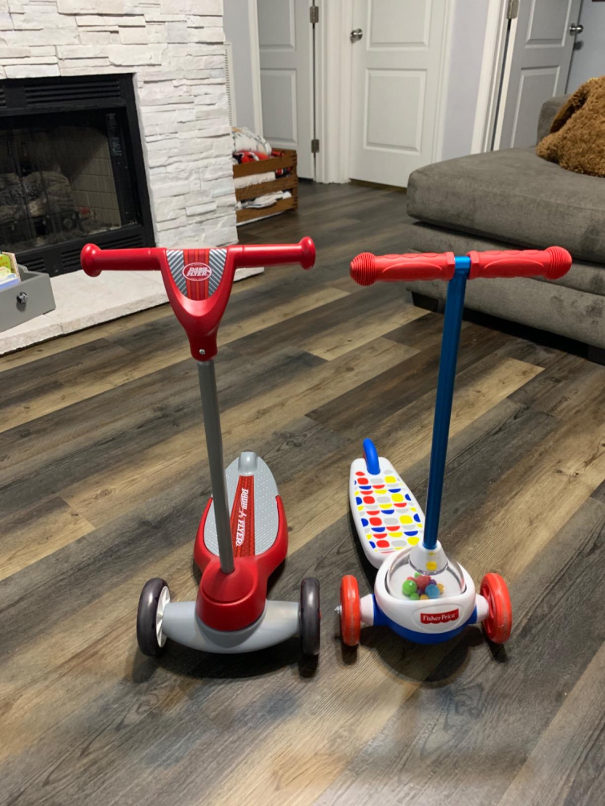 Radio Flyer My 1st Scooter, For Kids 2-5 Years Old, Red | Extra Wide Base for Balance, 2 Front Wheels for Added Stability, Easy to Use Foot Brake (Amazon Exclusive) customer photo 1