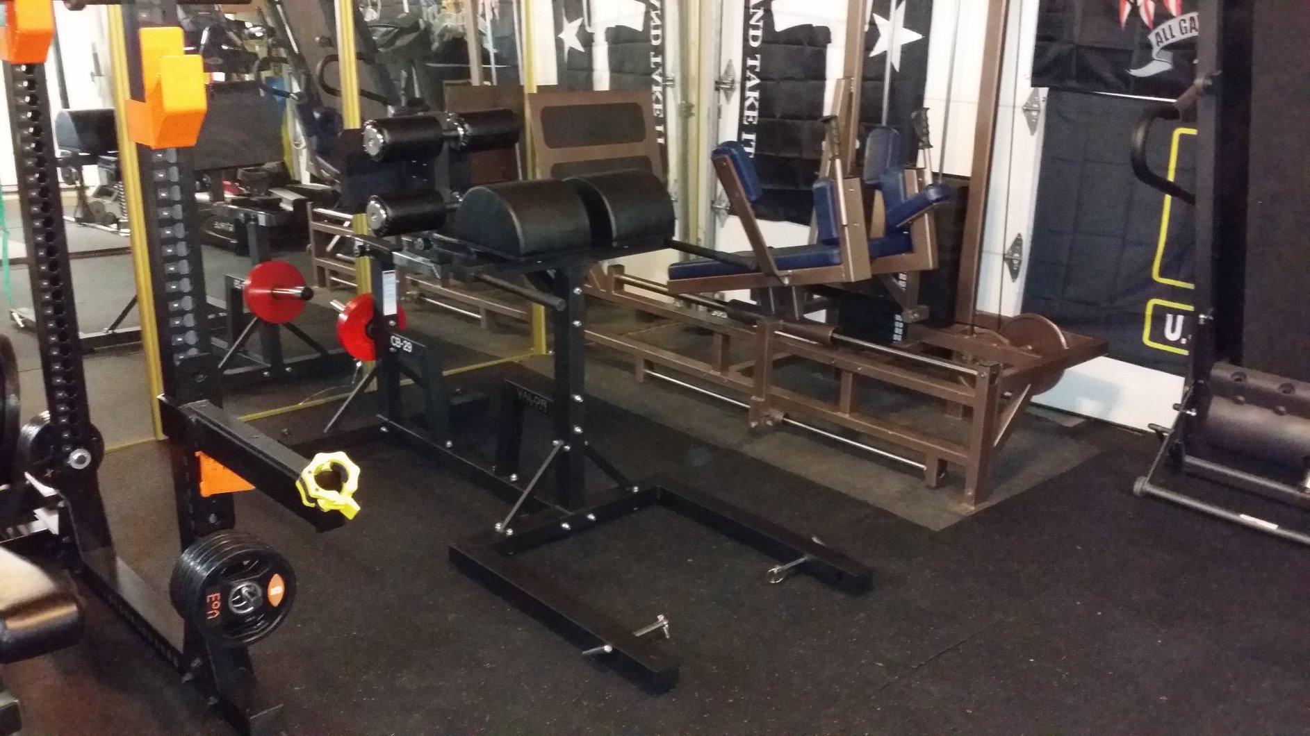 Valor Fitness Adjustable Glute Ham Developer GHD Machine, Back Extension and Hip Extension Trainer with Band Pegs, Plate Storage and Wheels customer photo 1
