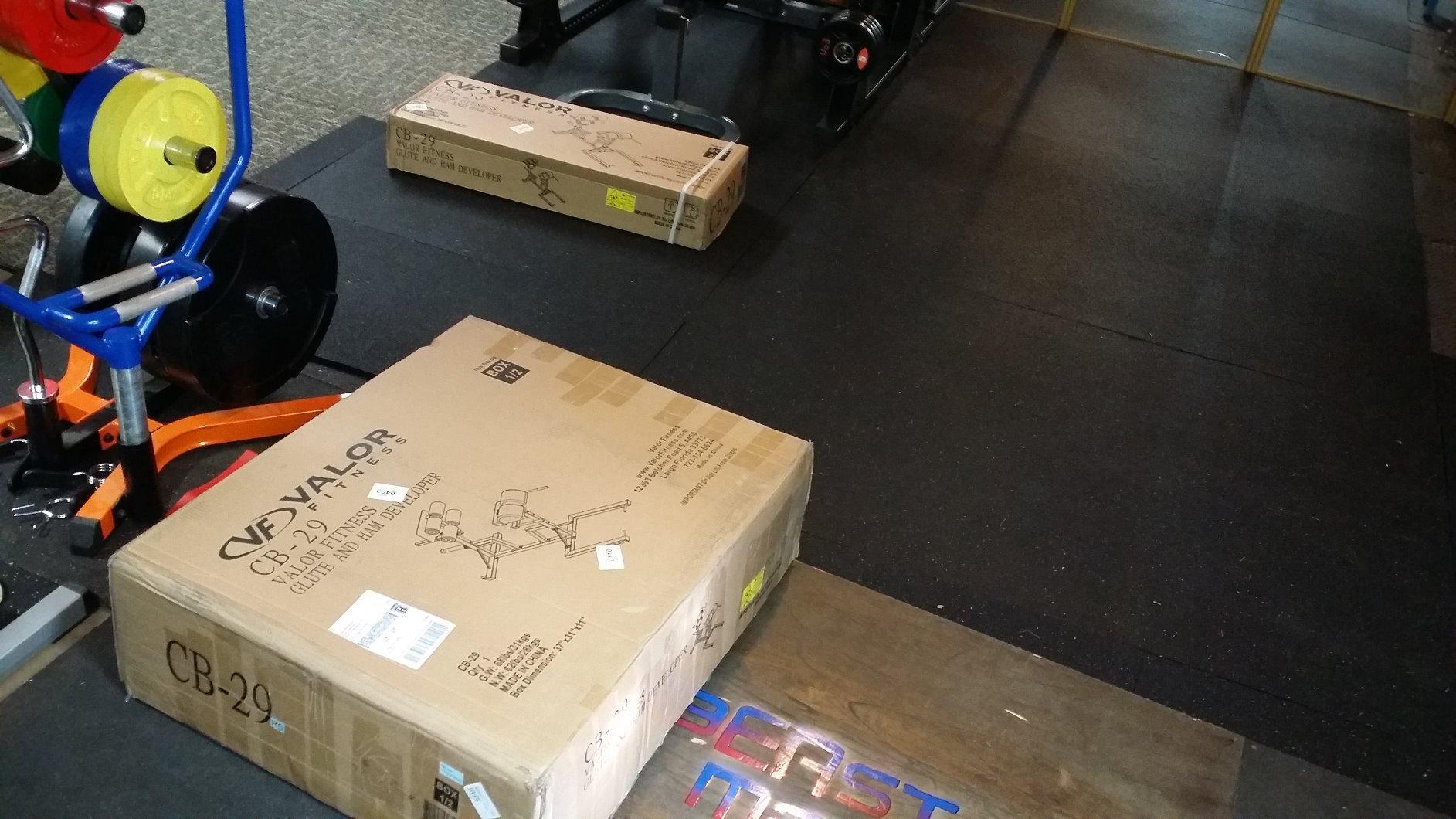 Valor Fitness Adjustable Glute Ham Developer GHD Machine, Back Extension and Hip Extension Trainer with Band Pegs, Plate Storage and Wheels customer photo 2