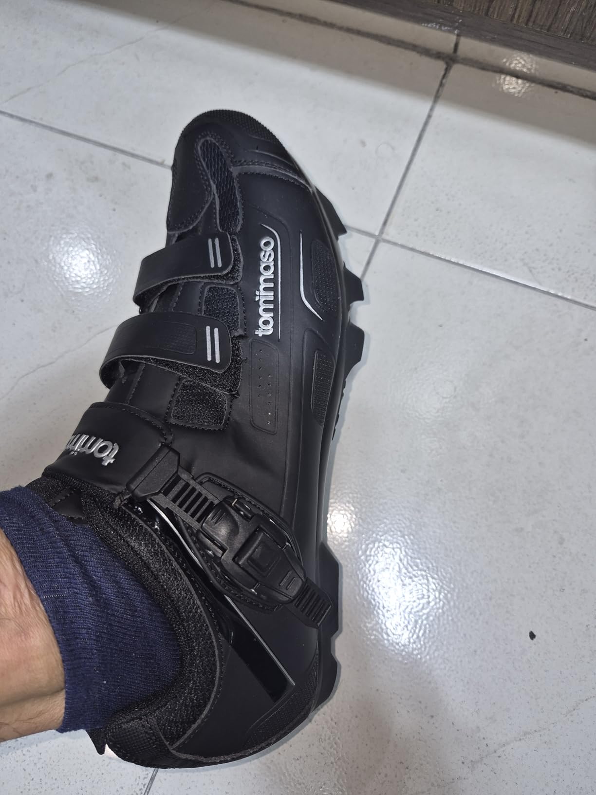 Tommaso Montagna Men's Mountain Bike Shoes for SPD Pedals - Gravel & Trail Cycling Shoes - Compatible with SPD Cleats customer photo 2