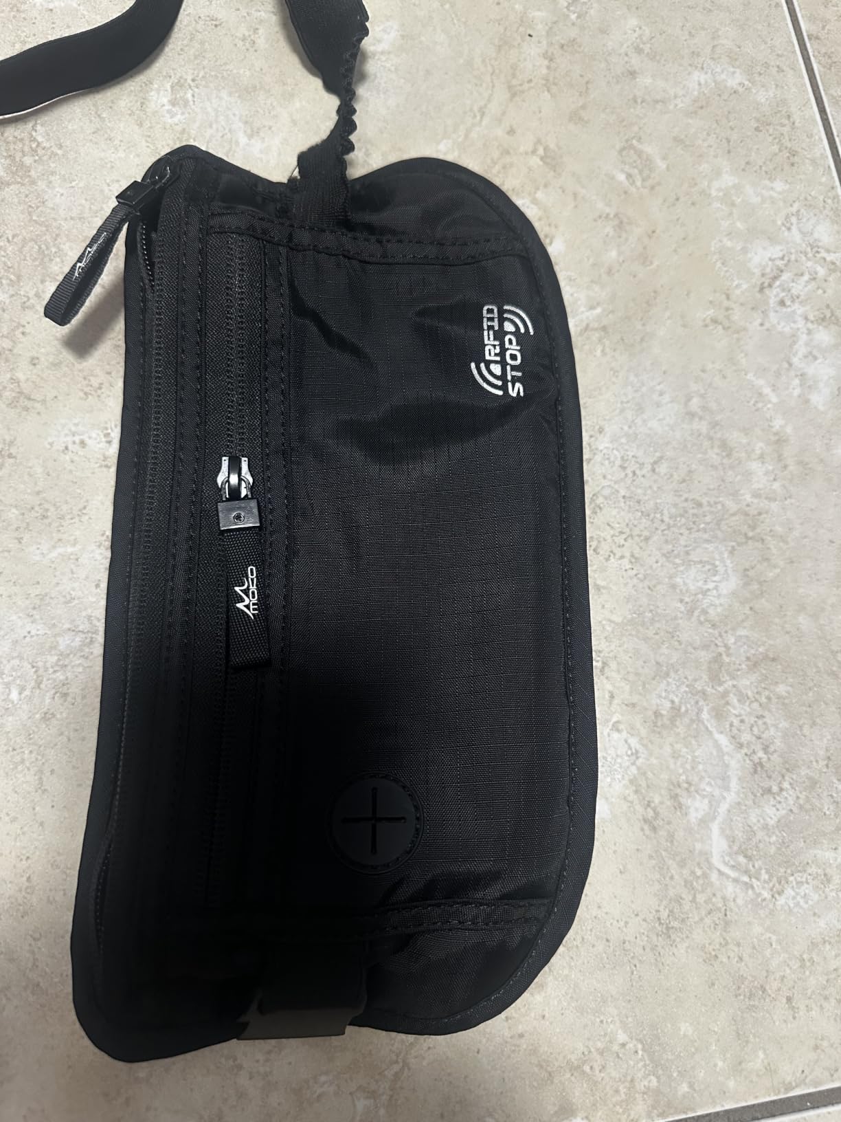 MoKo Travel Money Belt, Hidden RFID Blocking Passport Wallet customer photo 2