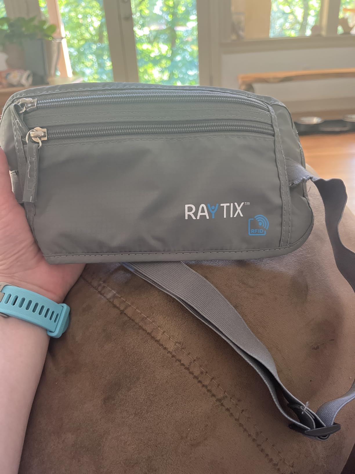 Raytix Money Belt For Travel Wallet Belt Passport Holder Travel Pouch RFID Blocking customer photo 1