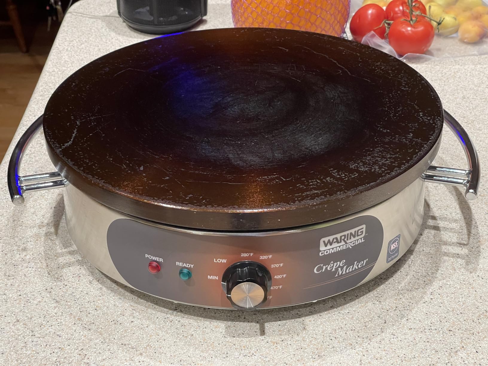Waring Crepe Maker with 120V & 16