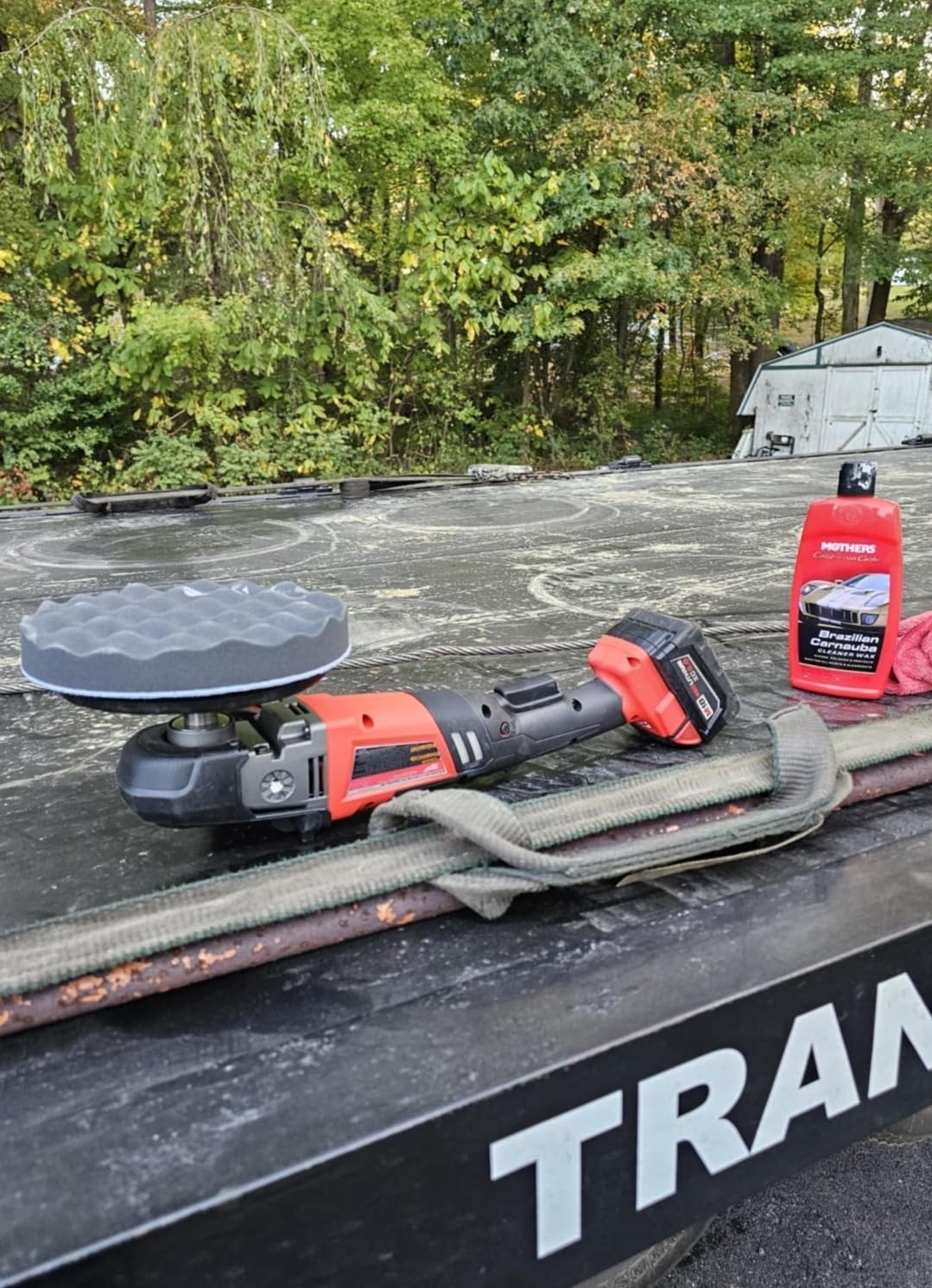 Milwaukee 2738-20 M18 18-Volt Fuel Lithium-Ion Brushless Cordless 7 inch Variable Speed Polisher (Tool-Only) customer photo 2