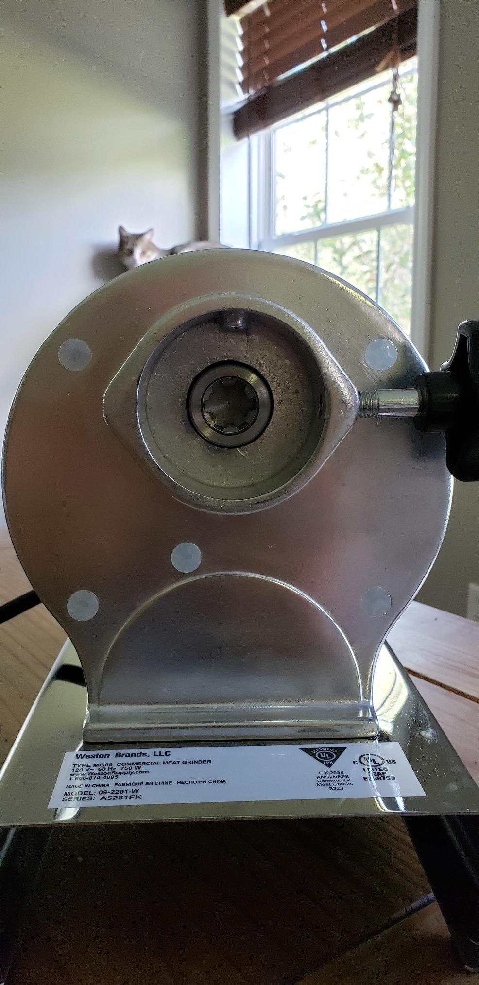 WESTON BRANDS Butcher Series Electric Meat Grinder & Sausage Stuffer, Commercial Grade 1 HP, 750 Watts, 14 lbs per Minute, Stainless Steel (09-2201-W) customer photo 2