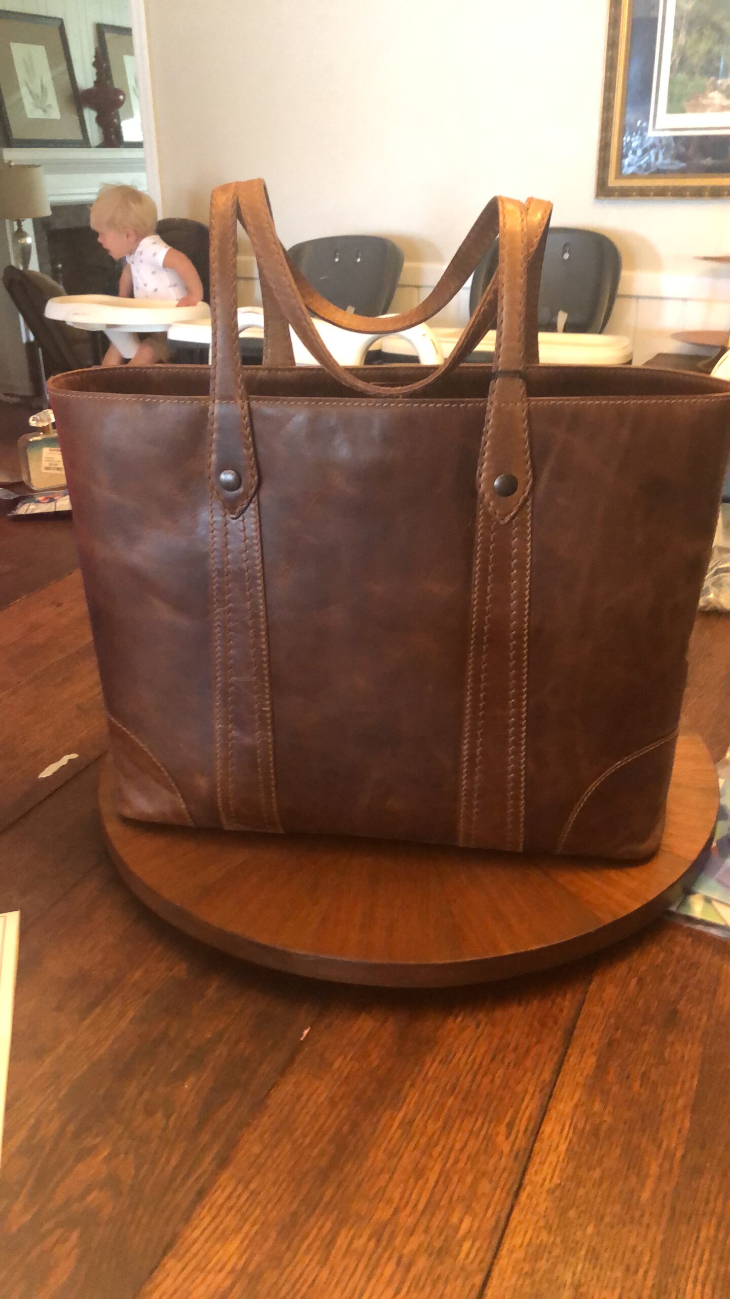 Women's Melissa Shopper Tote Bag, Stylist Large Handbag with Adjustable Strap & Pockets customer photo 2