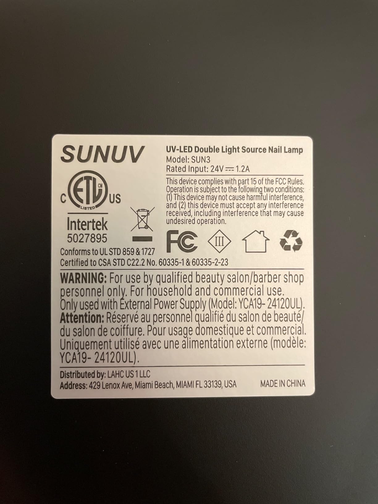 SUNUV UV Light for Gel Nails, Professional UV LED Gel Lamp SUN3 | 4 Timers & Smart Sensor, 39 LEDs, Deep-Curing Lamp for All Gel Polishes, Overheating Protection, Remove Base, Salon Grade customer photo 1