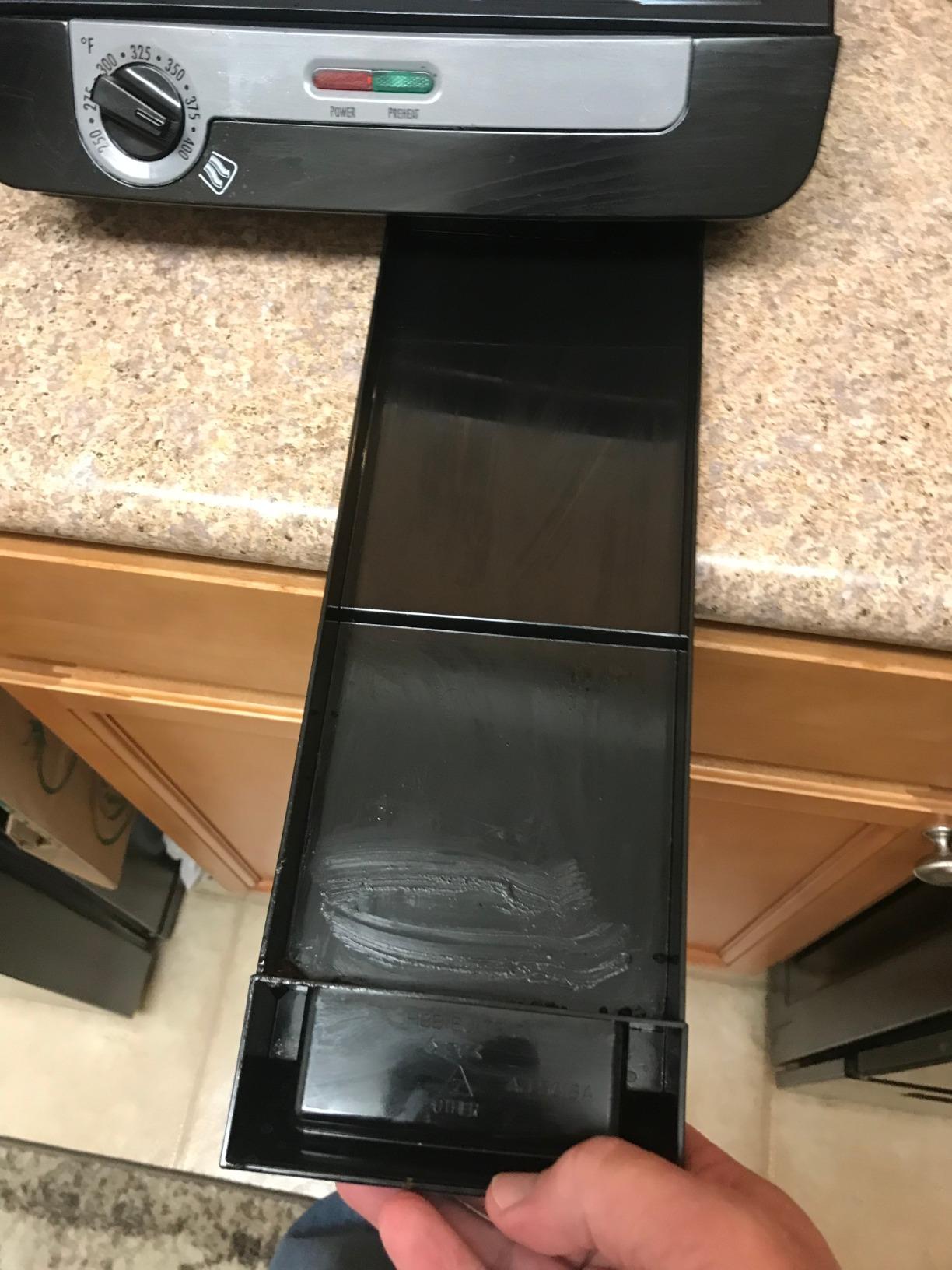 Hamilton Beach 4-in-1 Electric Indoor Grill & Electric Griddle Combo | 200 sq. in. PFAS-Free Non-Stick Cooking Surface Opens | Removable Interchangeable Grill & Griddle Plates | Black & Silver customer photo 1