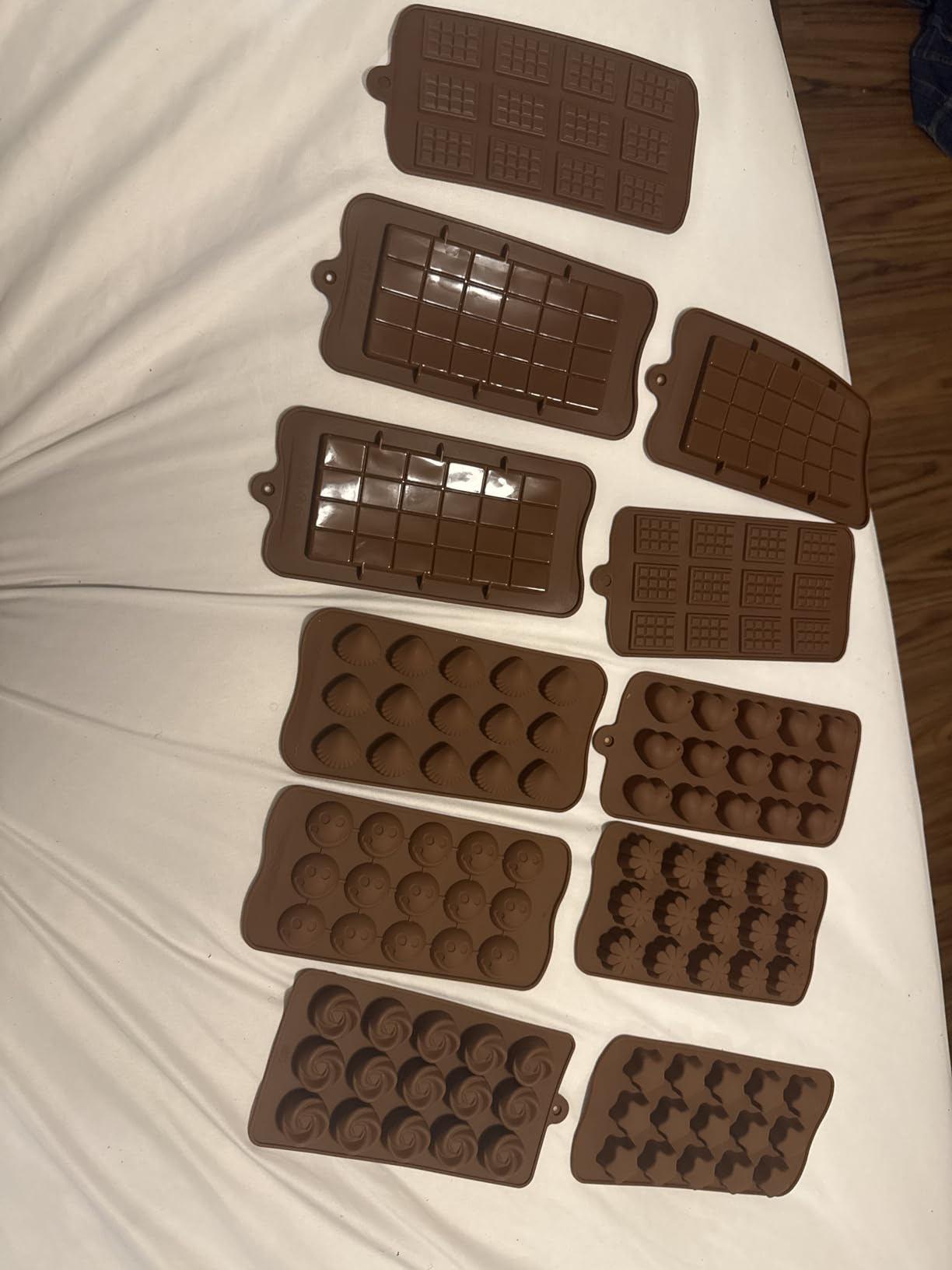 Chocolate Molds Silicone - Set of 6 - Non-Stick & Food Grade - Free eBook customer photo 2