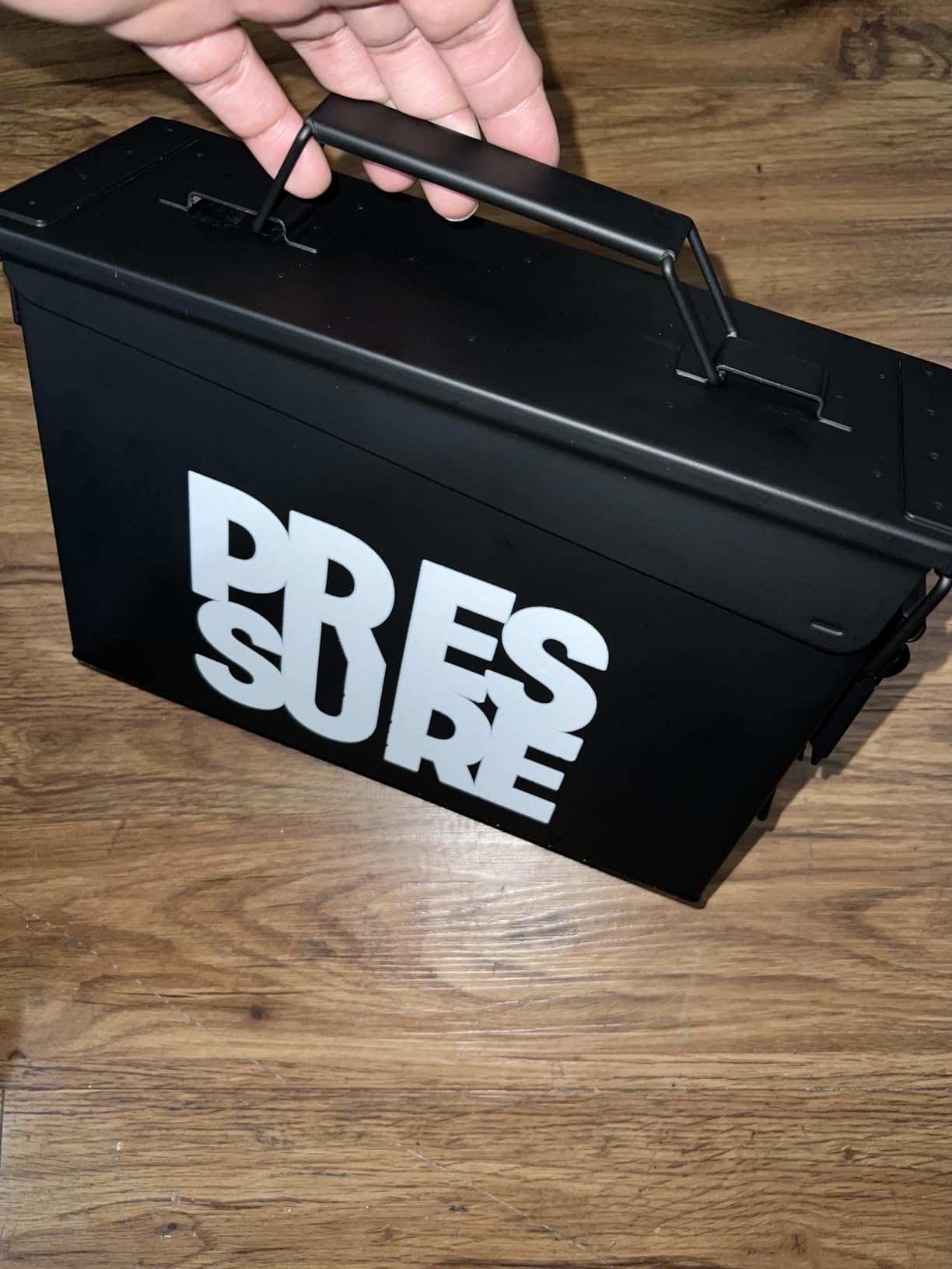 Lockable Metal Ammo Storage Box - Military & Army Steel Ammo Can for Ammunition Storage - Waterproof Ammo Crate Utility Box customer photo 1