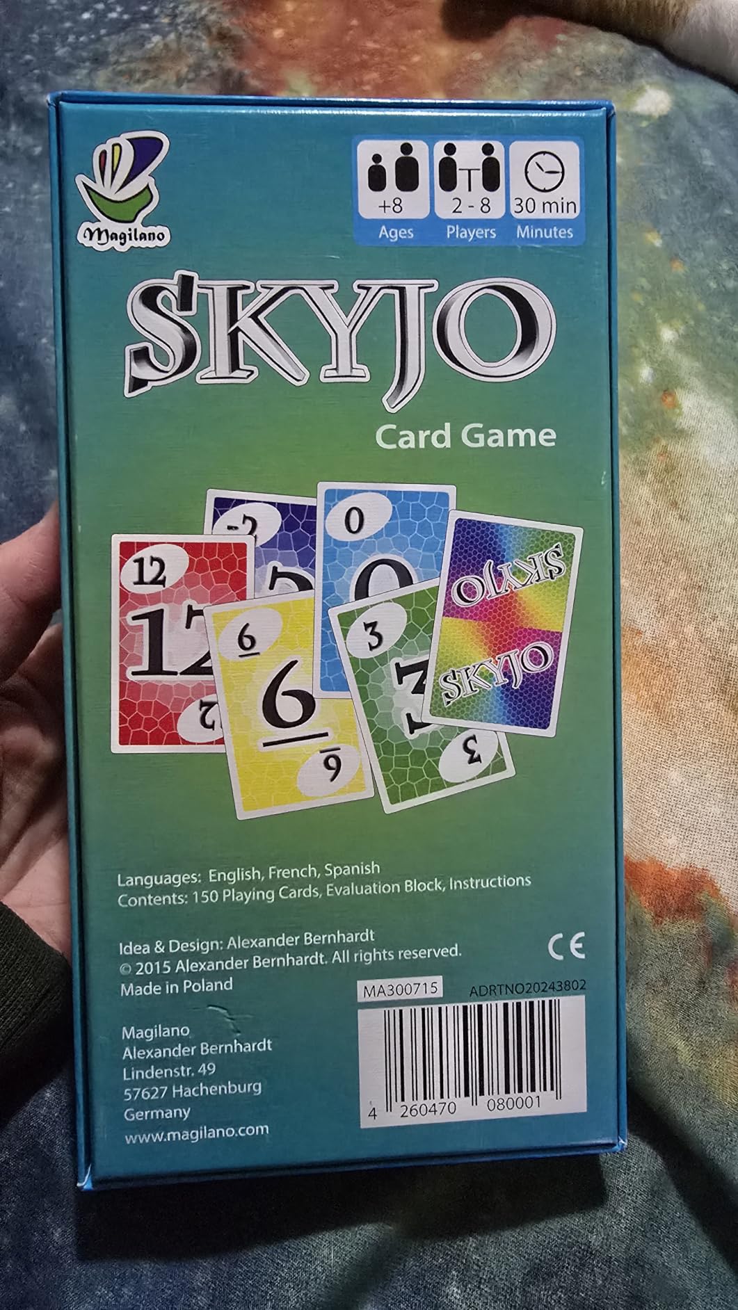 magilano SKYJO, Fun Card Game for Young and Least Young, Fun Game Parties in The Circle of Friends and Family. customer photo 2