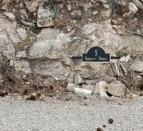 Whitehall Personalized Cast Metal Address Plaque with Arch Top. Made in the USA. Display Your Address and Street Name. Custom House Number Sign. Wall Mounted Sign. customer photo 2