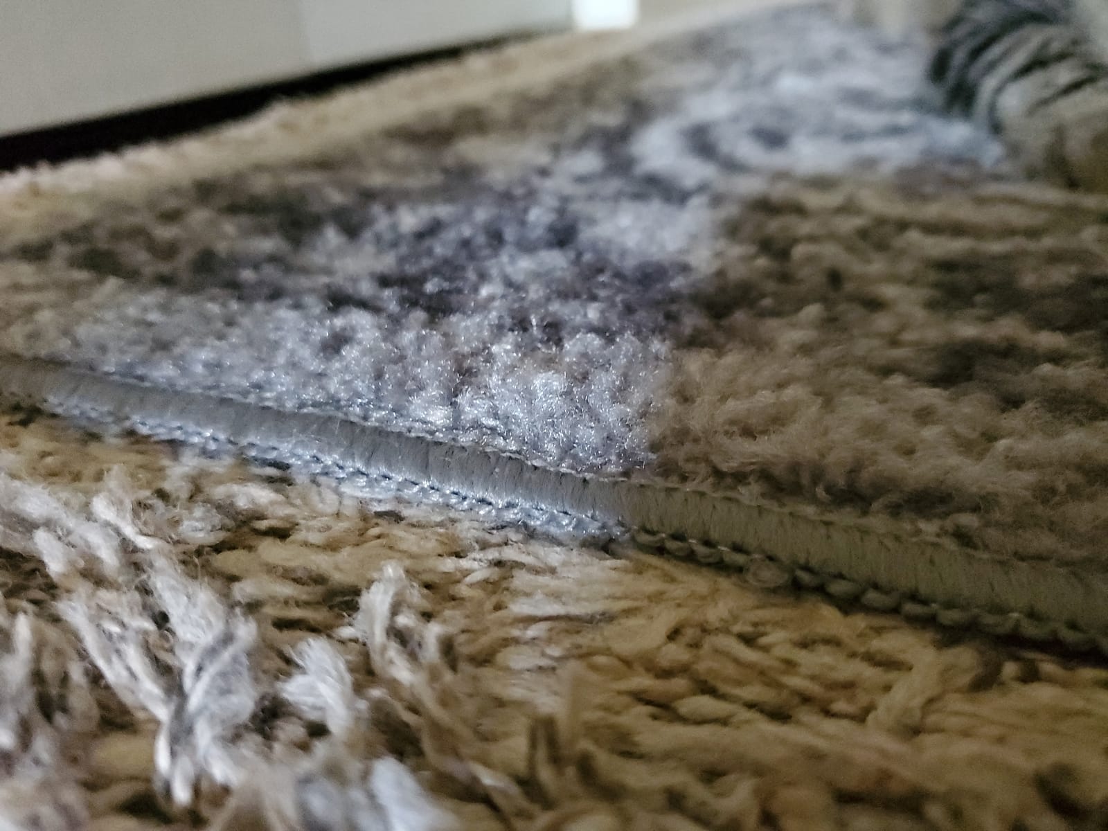 Maples Rugs Pelham Vintage Medallion Runner Rug - Made in USA, Washable, Non-Slip, 2' x 6', Blue/Grey customer photo 2