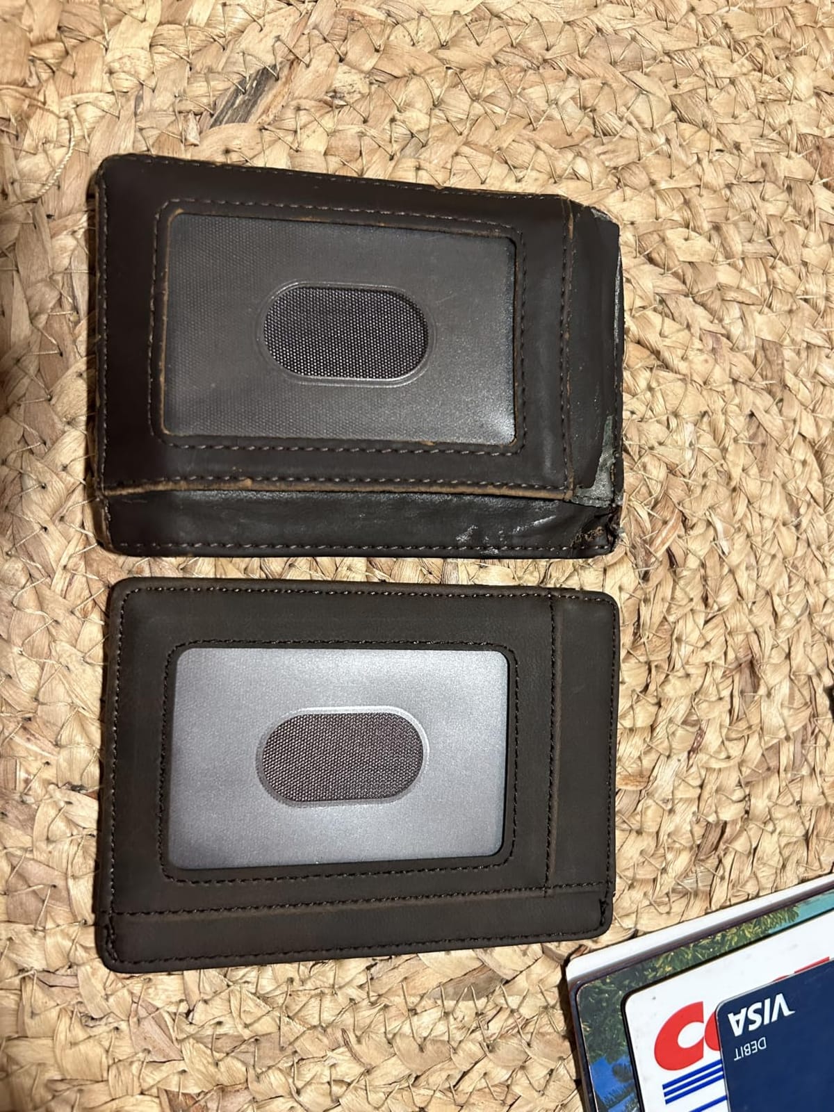 Slim Wallet Front Pocket Minimalist Leather RFID Blocking Medium Size customer photo 2