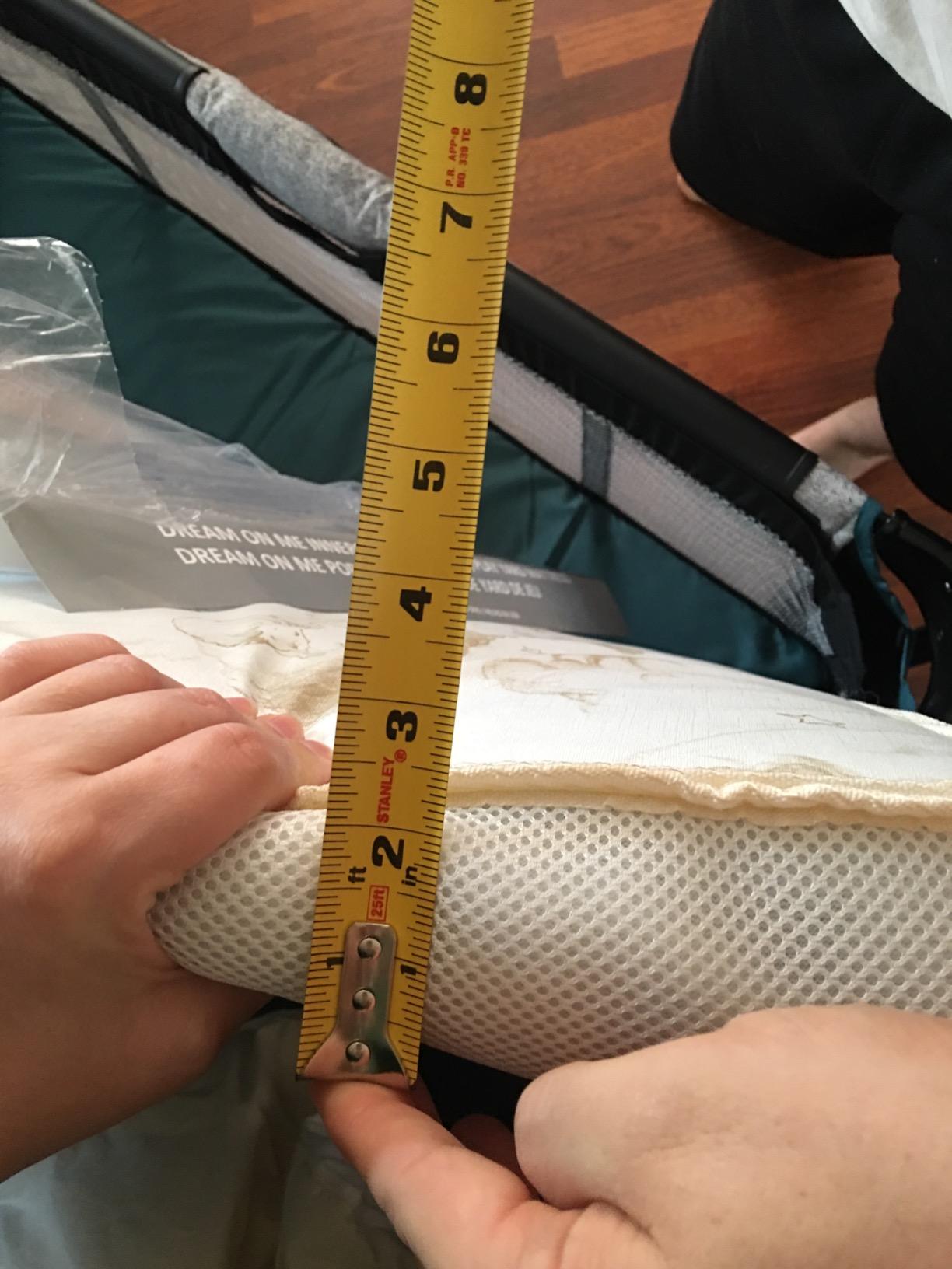 Dream On Me 2-in-1 Breathable Dual-Sided Portable/Mini Crib Coil Mattress - 3