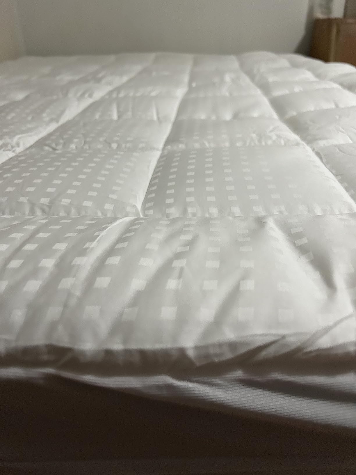 EASELAND Queen Size Mattress Pad Cotton Pillow Top Mattress Topper White | Cooling Mattress Cover Cotton Top, 8-21