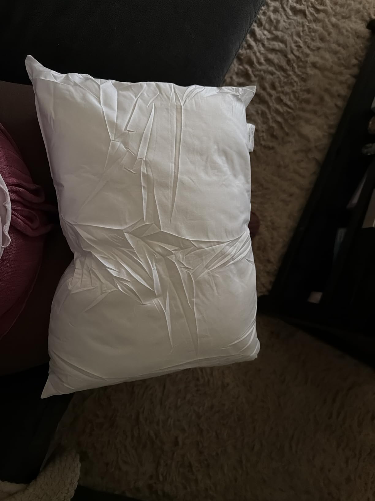 NTBAY Cotton Toddler Pillows, Set of 2, 13 x 18, White customer photo 1