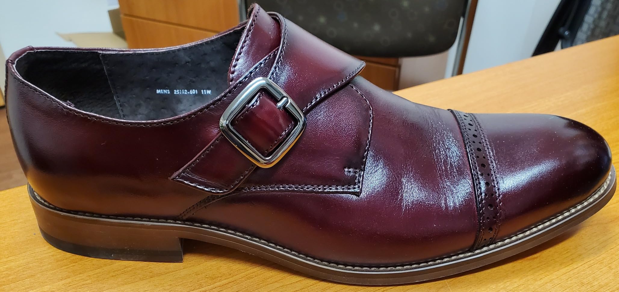 Stacy Adams Desmond Cap-Toe Monk-Strap Loafer customer photo 1