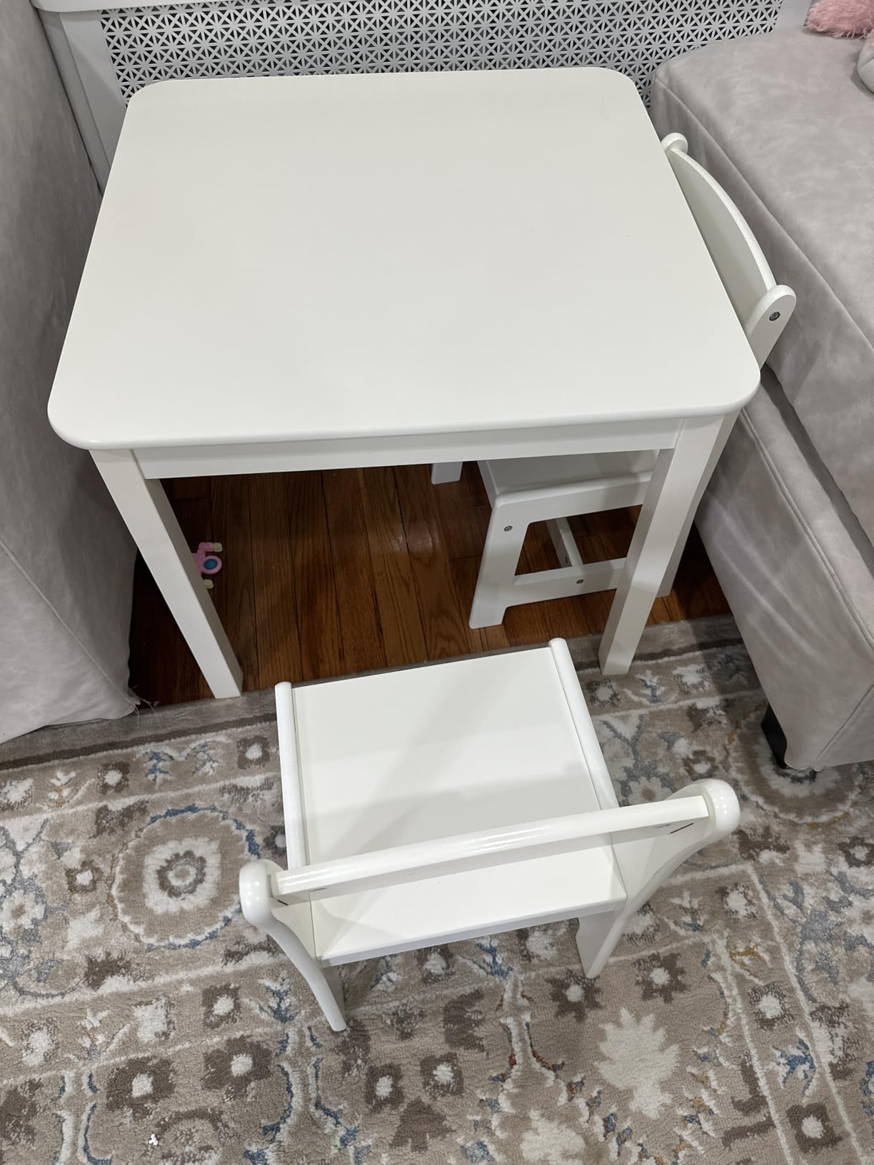 Delta Children MySize Table & 2 Chairs Set, Grey customer photo 2