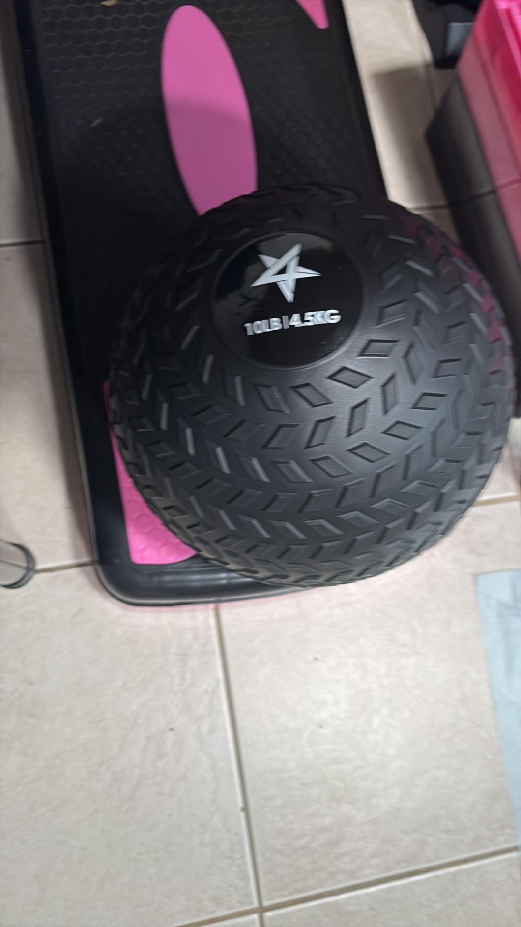 Yes4All Slam Balls, 10-40lb Weighted Ball Weight, Durable PVC Sand Filled Workout Dynamic Slam Ball for Core Strengthen customer photo 2