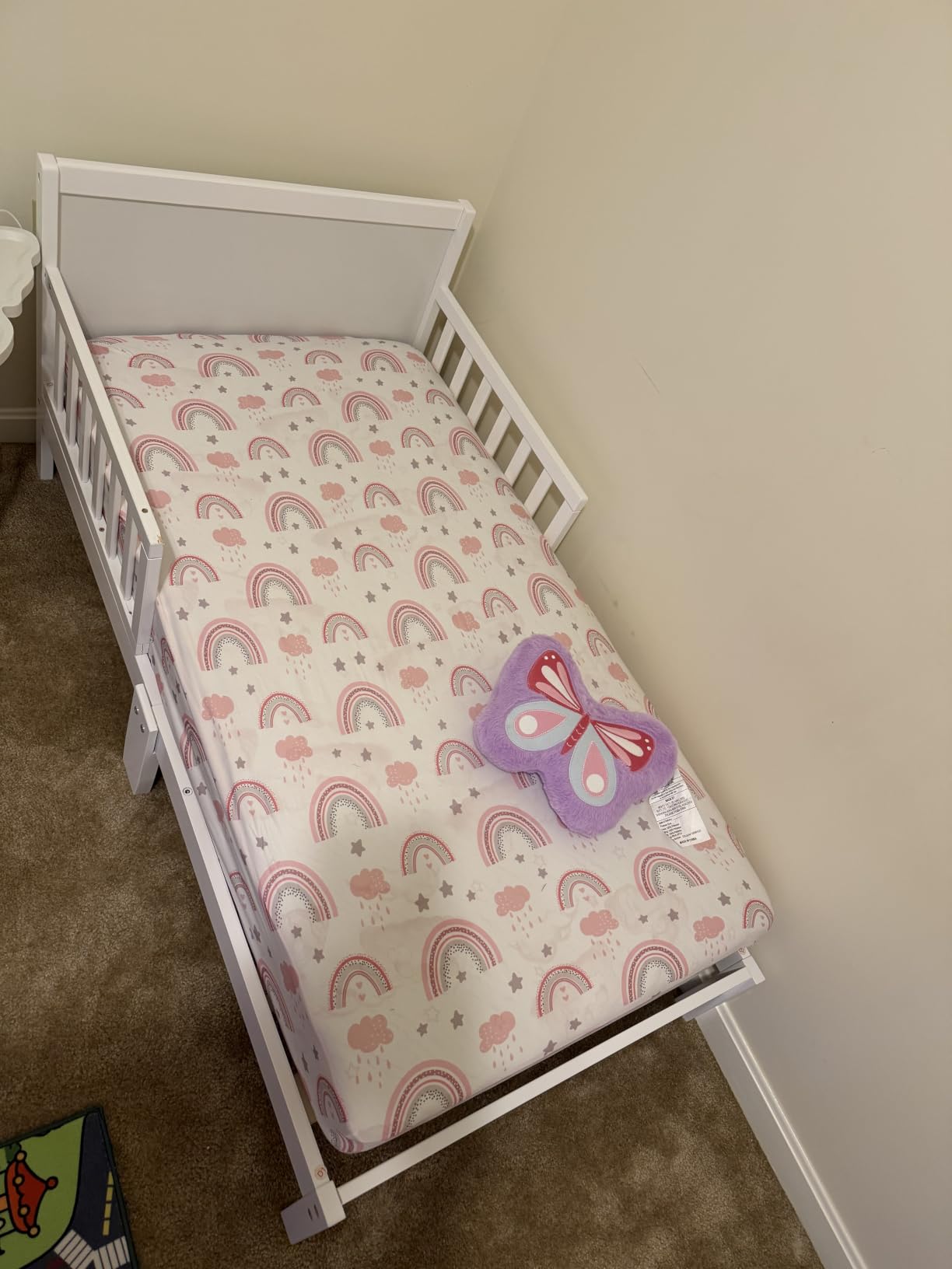 Dream On Me Brookside 3-in-1 Toddler Bed, GREENGUARD Gold, White customer photo 2