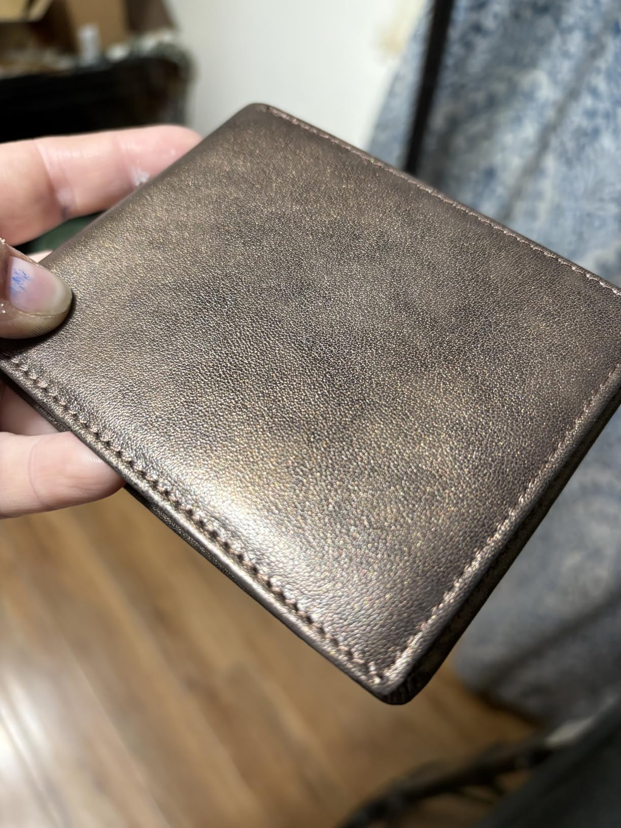 HIMI Wallet for Men-Genuine Leather RFID Blocking Bifold Stylish Wallet With 2 ID Window customer photo 1