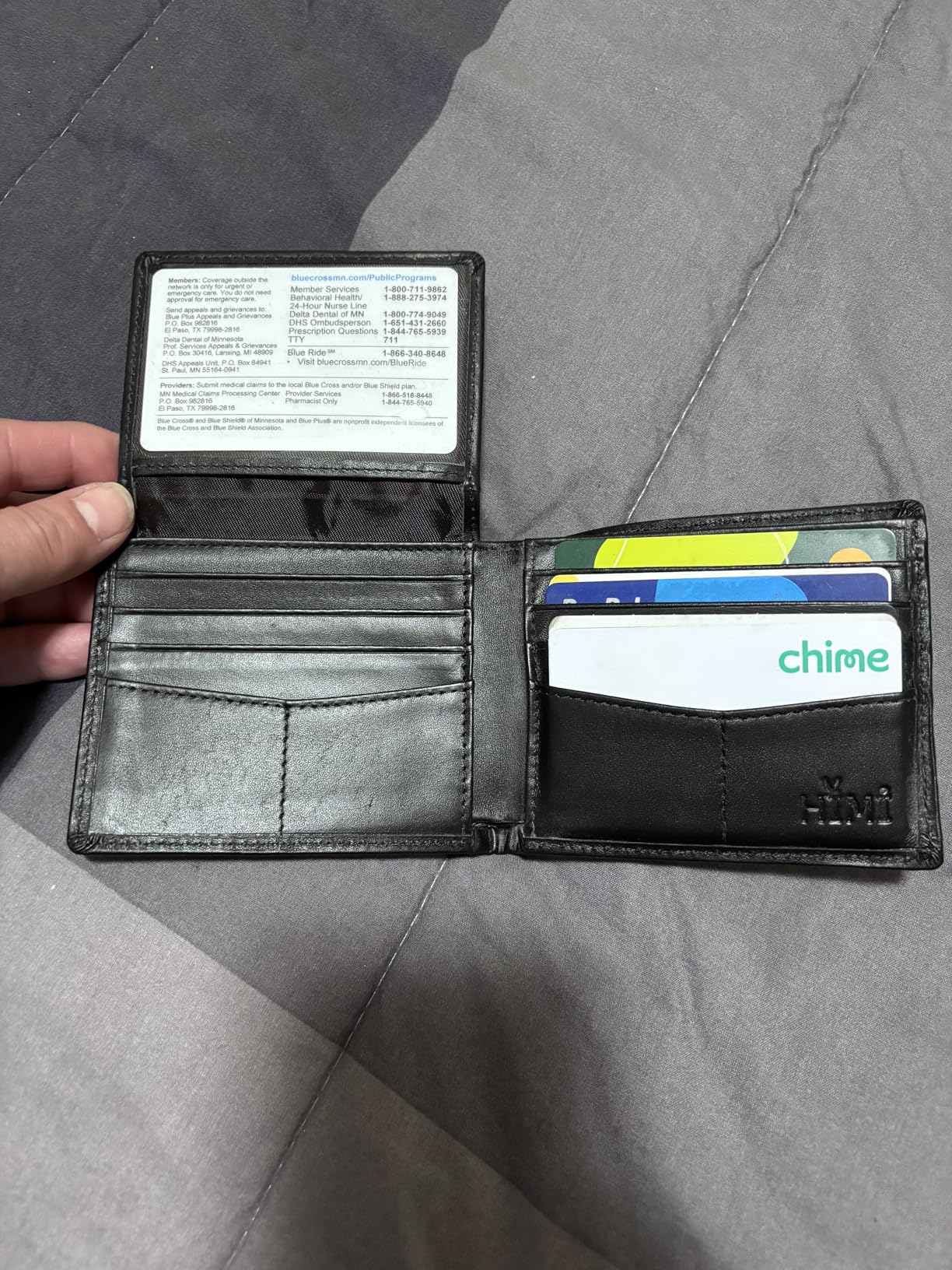 HIMI Wallet for Men-Genuine Leather RFID Blocking Bifold Stylish Wallet With 2 ID Window customer photo 2