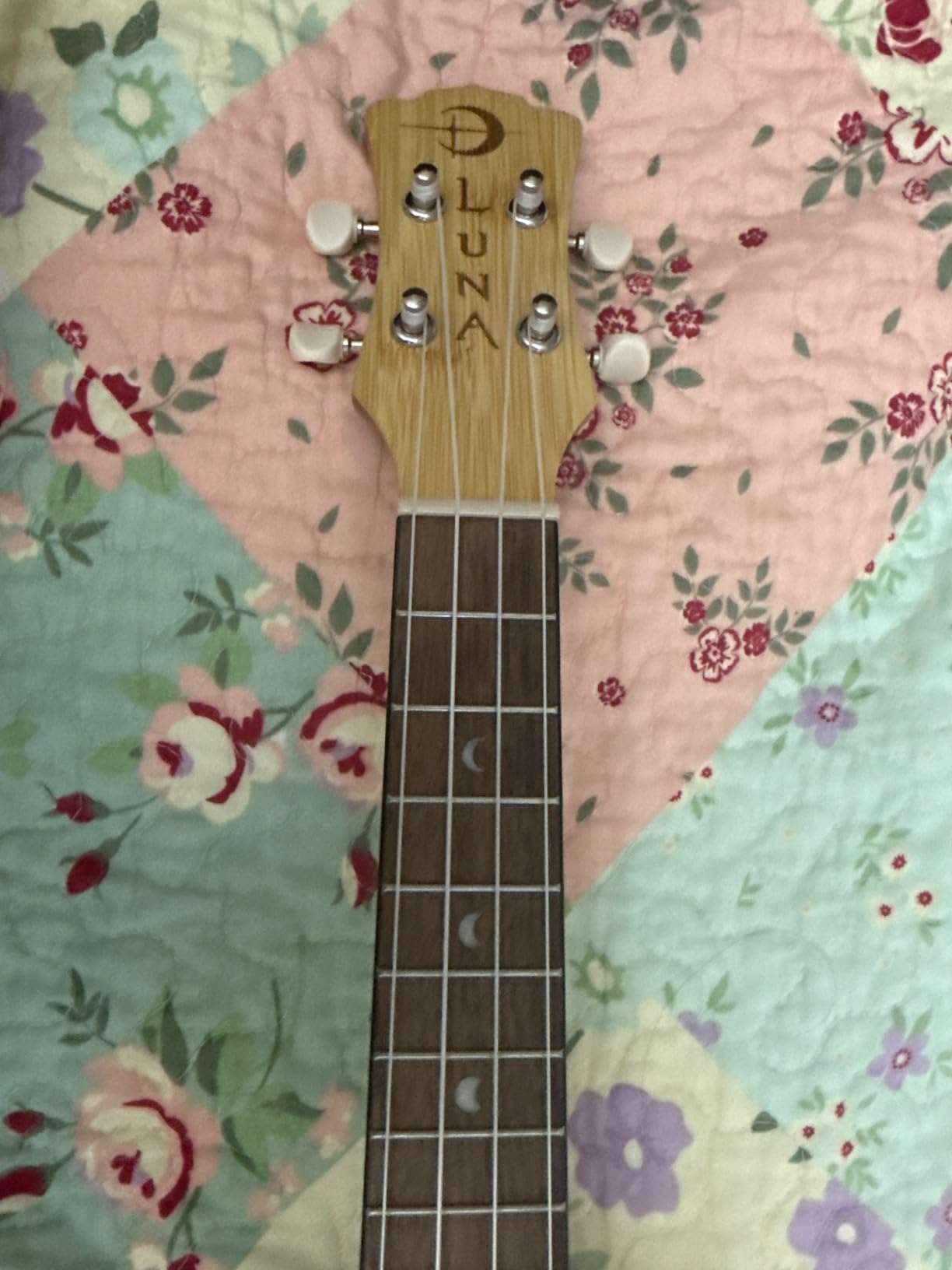 Luna Bamboo Concert Ukulele with Gigbag customer photo 1