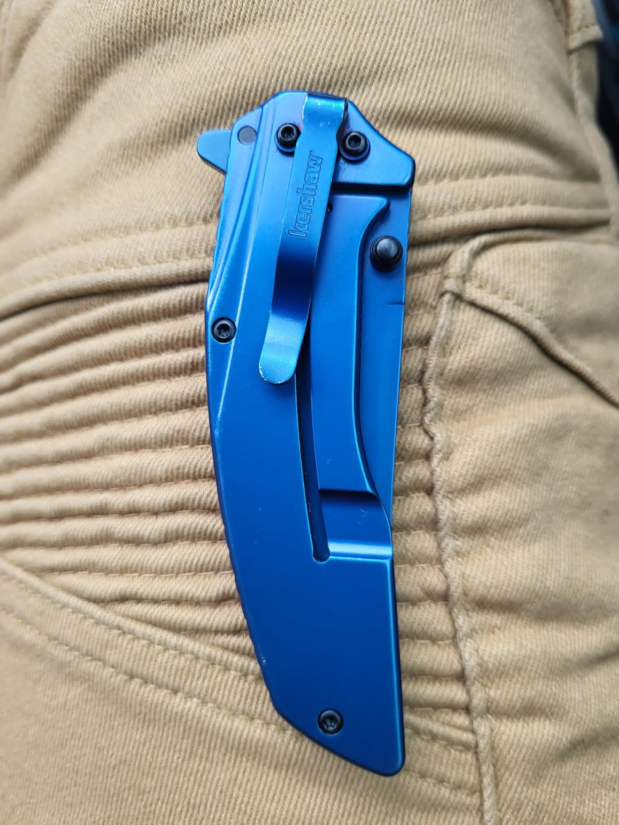 Kershaw Outright Folding Pocket Knife, 8Cr13MoV Stainless Steel Blade, Pocketclip customer photo 2