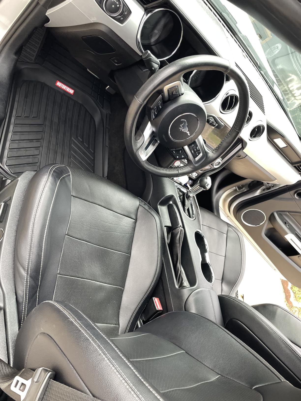 Motor Trend FlexToughXL Floor Mats for Cars Full Set, All-Weather Rubber Automotive Floor Mats, Waterproof Heavy Duty Car Mats, Flexible Floor Liners for Car Truck Van SUV, Car Floor Mats (Black) customer photo 2