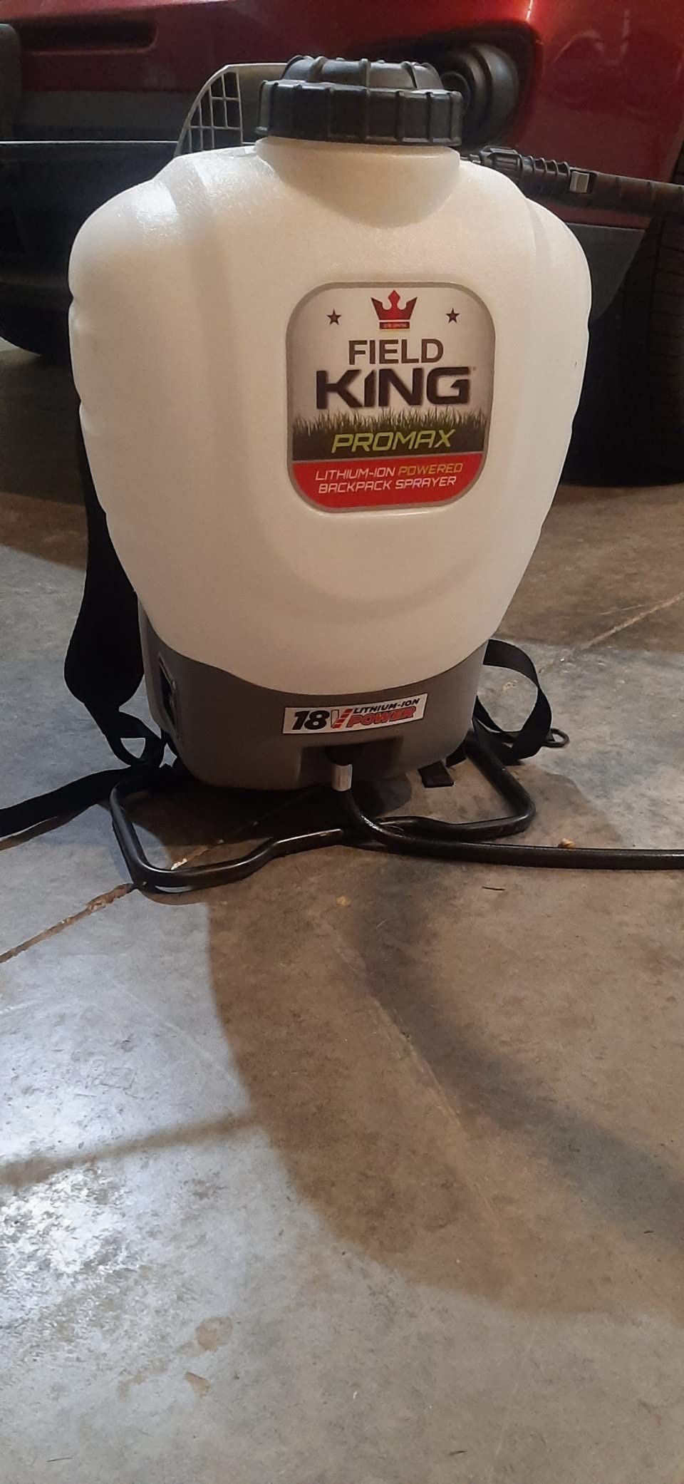 Field King 190515 Professionals Battery Powered Backpack Sprayer, 4 gal customer photo 2