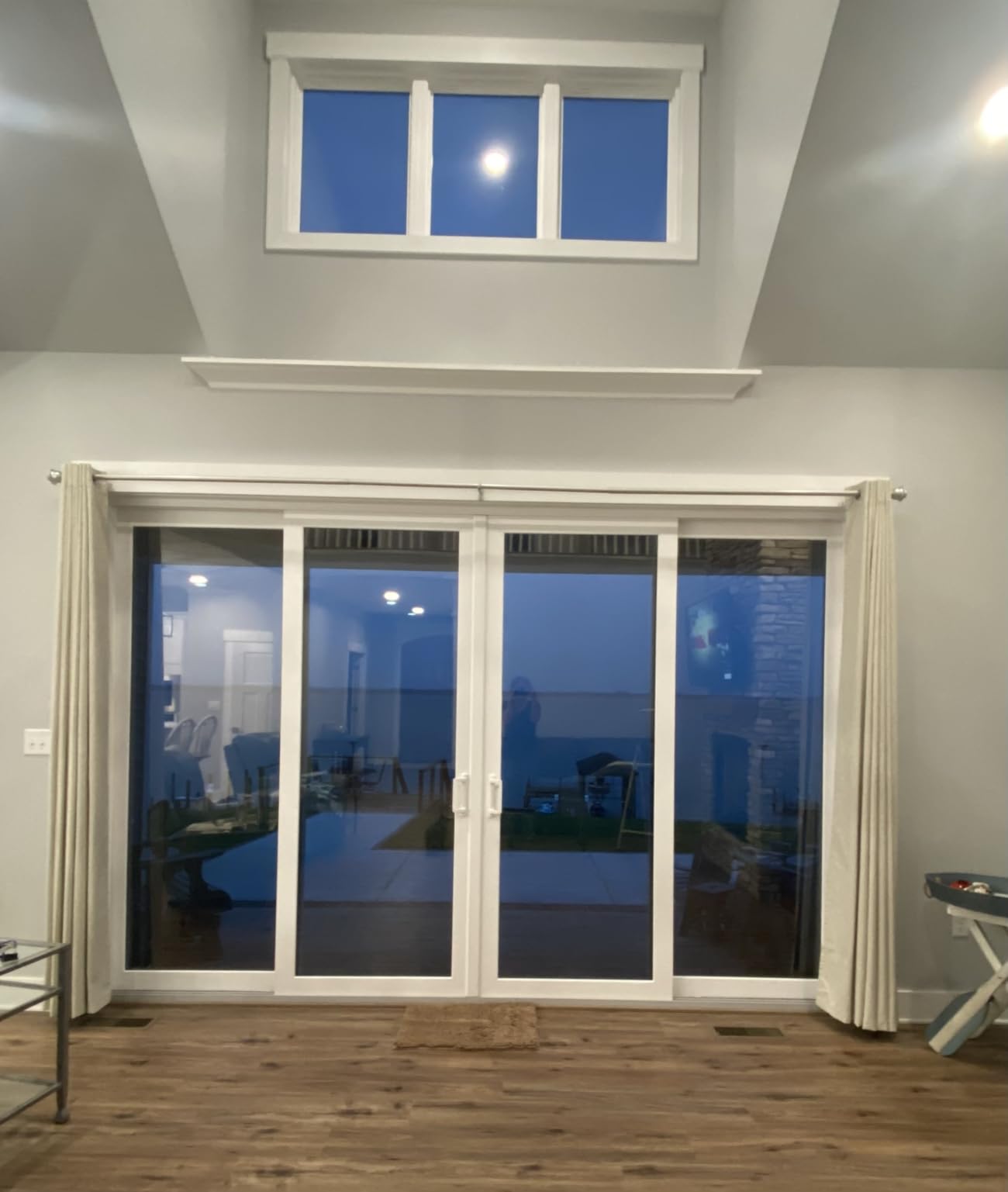 H.VERSAILTEX Linen 100% Blackout Curtains for Bedroom Light Blocking Curtains, Textured Curtains for Living Room 84 inch Grommet, White Liner Energy Efficient GRS Certified (2 Panels, Natural) customer photo 1