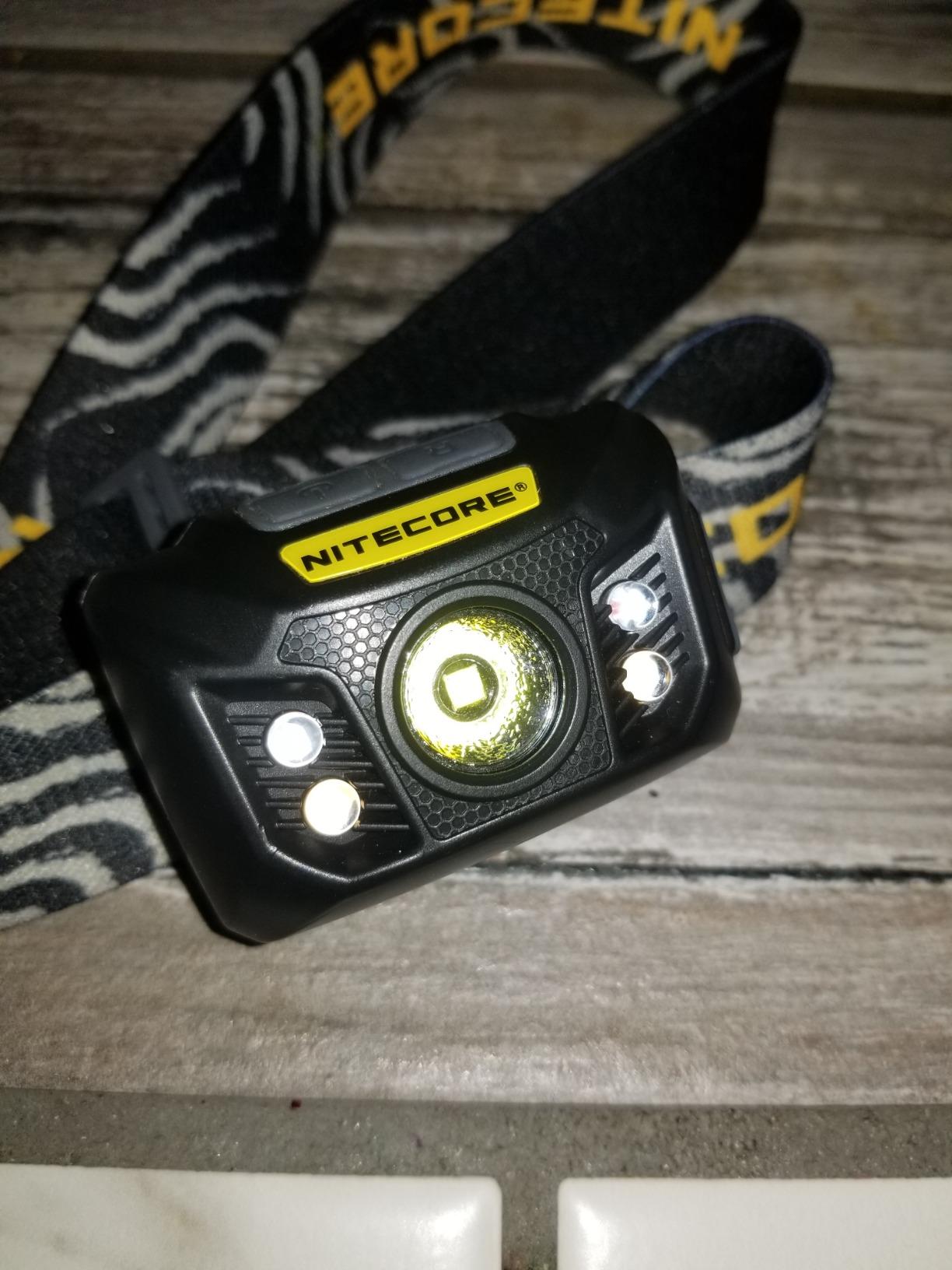 Nitecore NU30 500 Lumen LED Rechargeable Headlamp with White and Red Beams customer photo 2