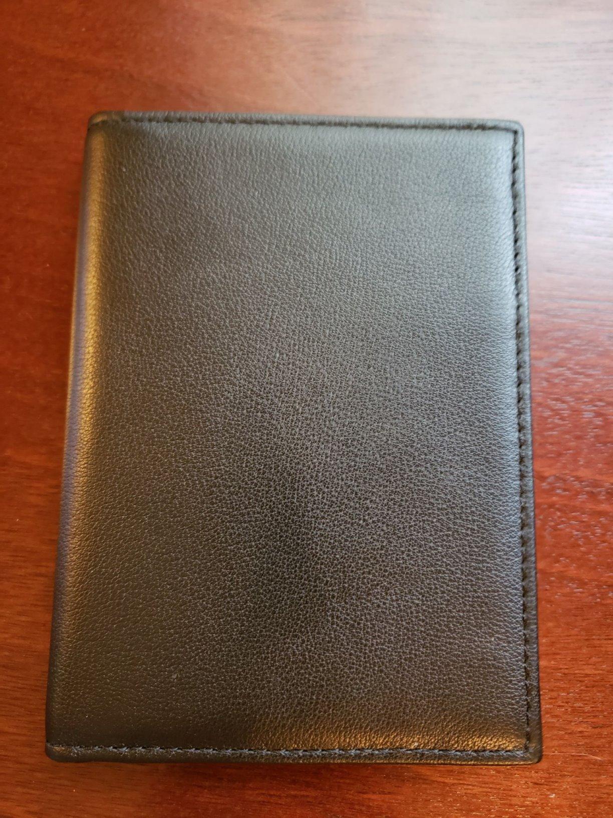 Polare Slim RFID Blocking Leather Passport Holder Travel Bifold Wallet For Men customer photo 2