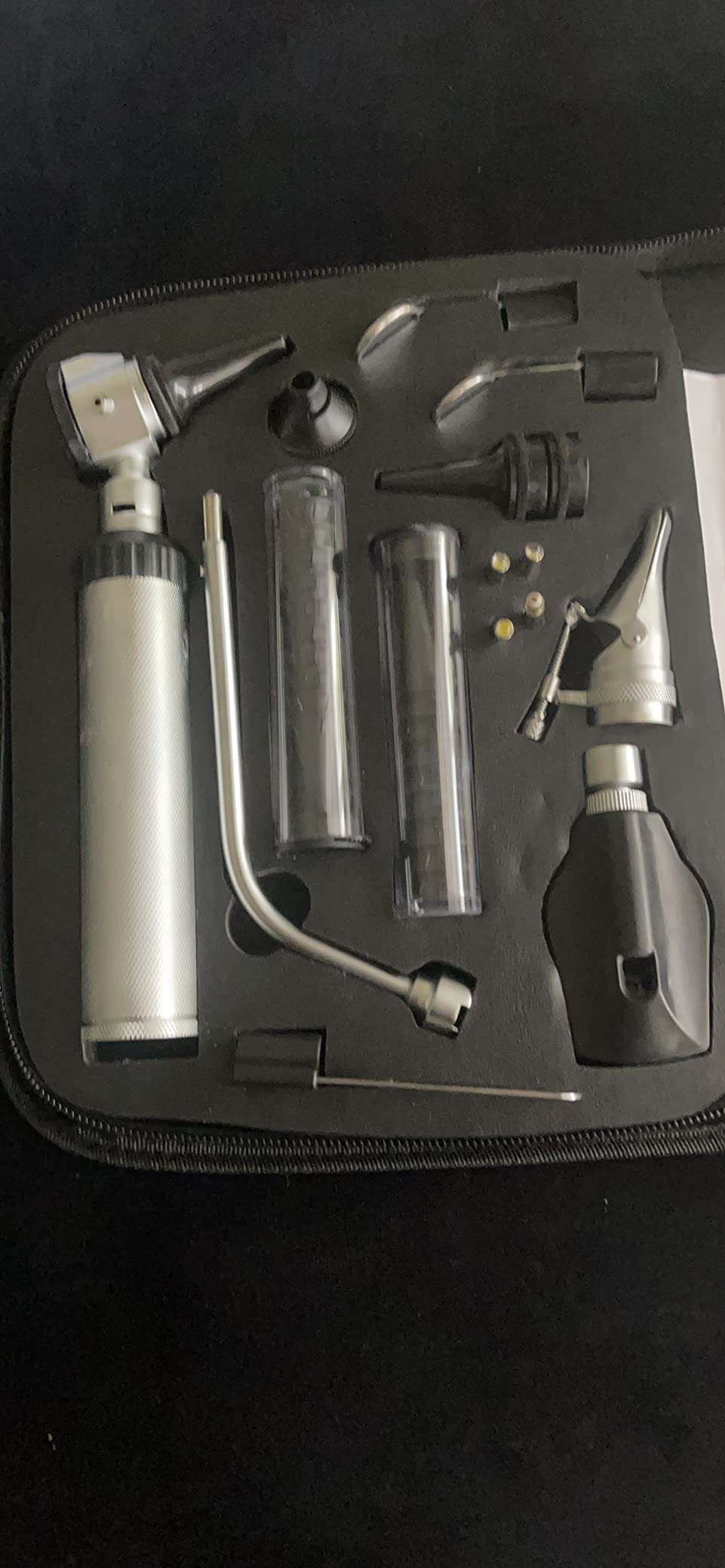 Zyrev Otoscope Oph Diagnostic Set - 36 Piece Medical and Nursing Student Otoscope/Opthalmoscope Diagnostic Kit with Leather Case (Regular) customer photo 1