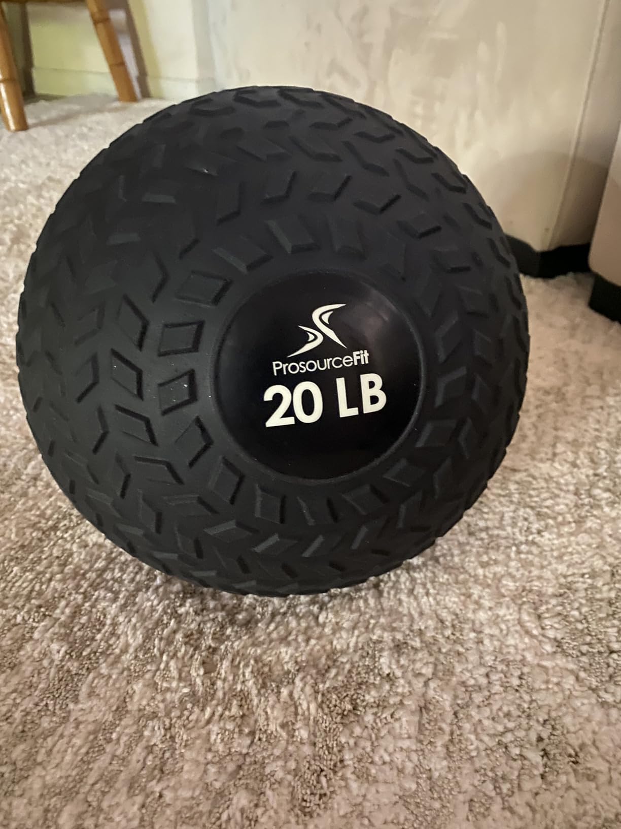 ProsourceFit Slam Medicine Ball, Tread Textured Grip Dead Weight Balls for Strength and Conditioning Exercises, Cardio and Core Workouts customer photo 2