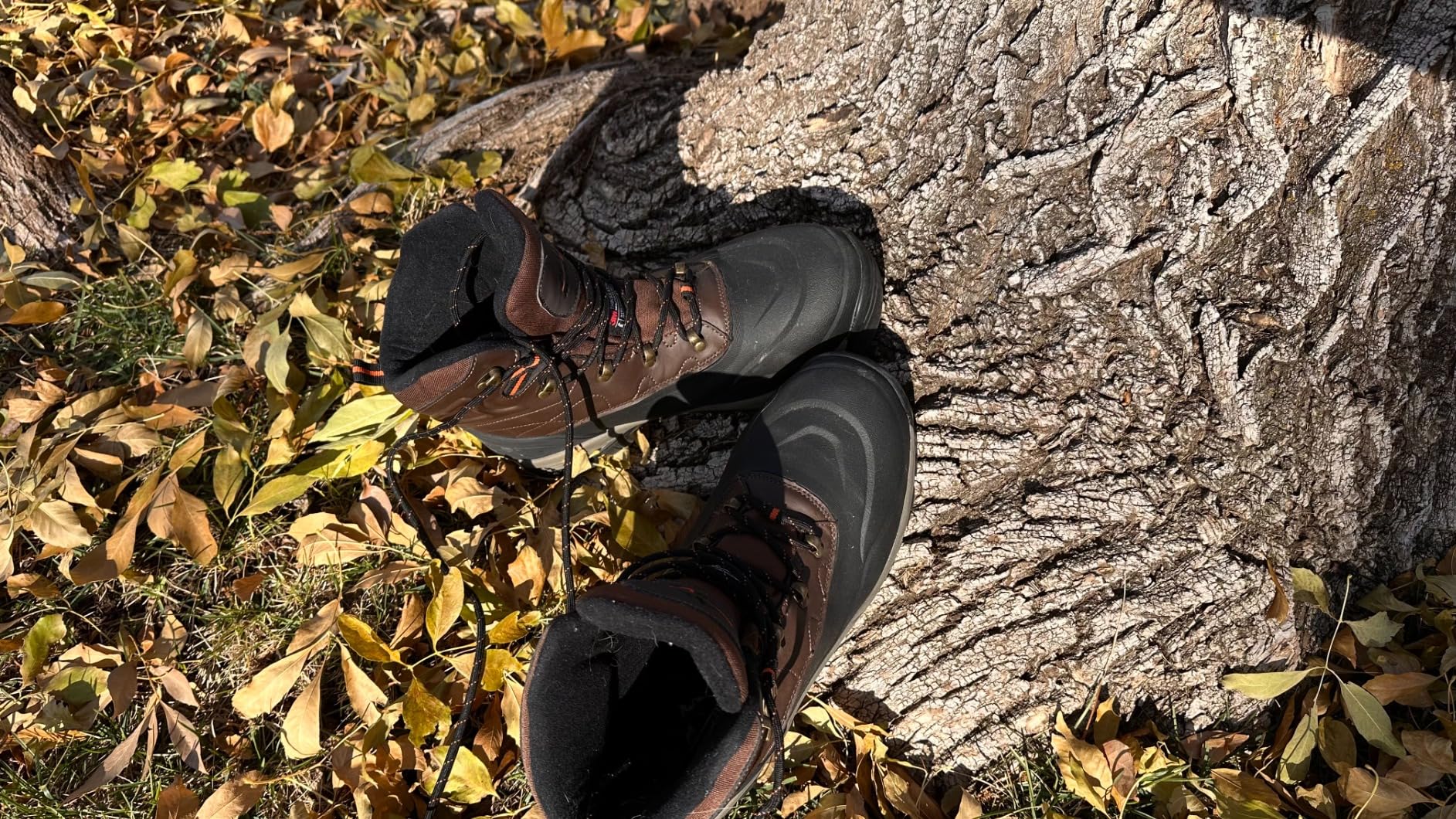 NORTIV 8 Men's Waterproof Hiking Winter Snow Boots | Insulated Construction Hunting Ski Work Boots TUNDRA customer photo 1