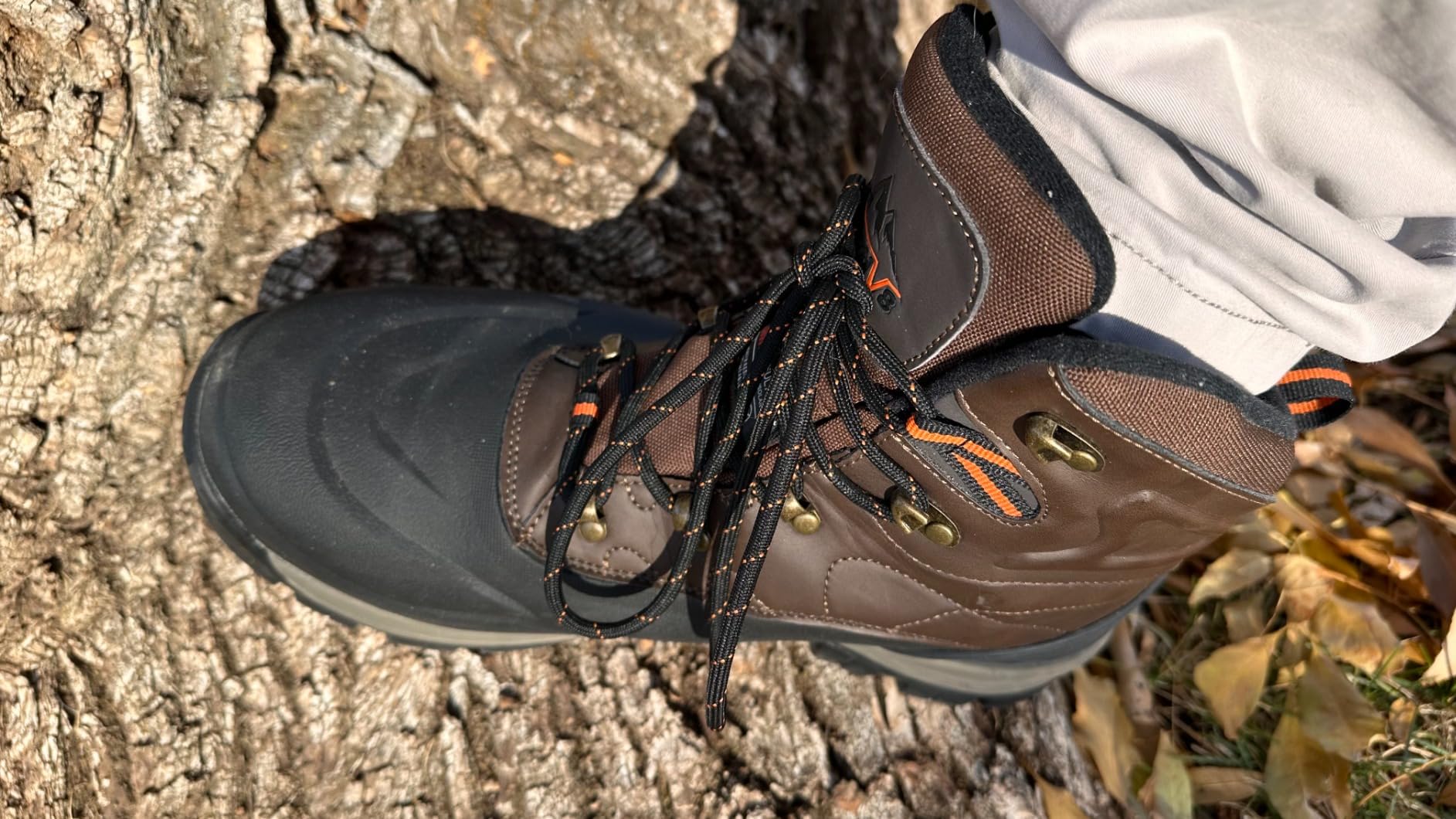 NORTIV 8 Men's Waterproof Hiking Winter Snow Boots | Insulated Construction Hunting Ski Work Boots TUNDRA customer photo 2