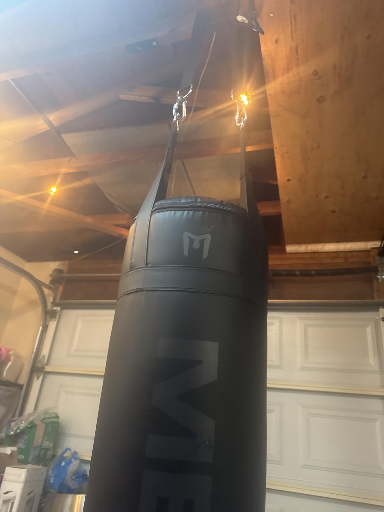 Meister 100lb Filled Heavy Bag for Boxing, MMA & Muay Thai | Professional 60