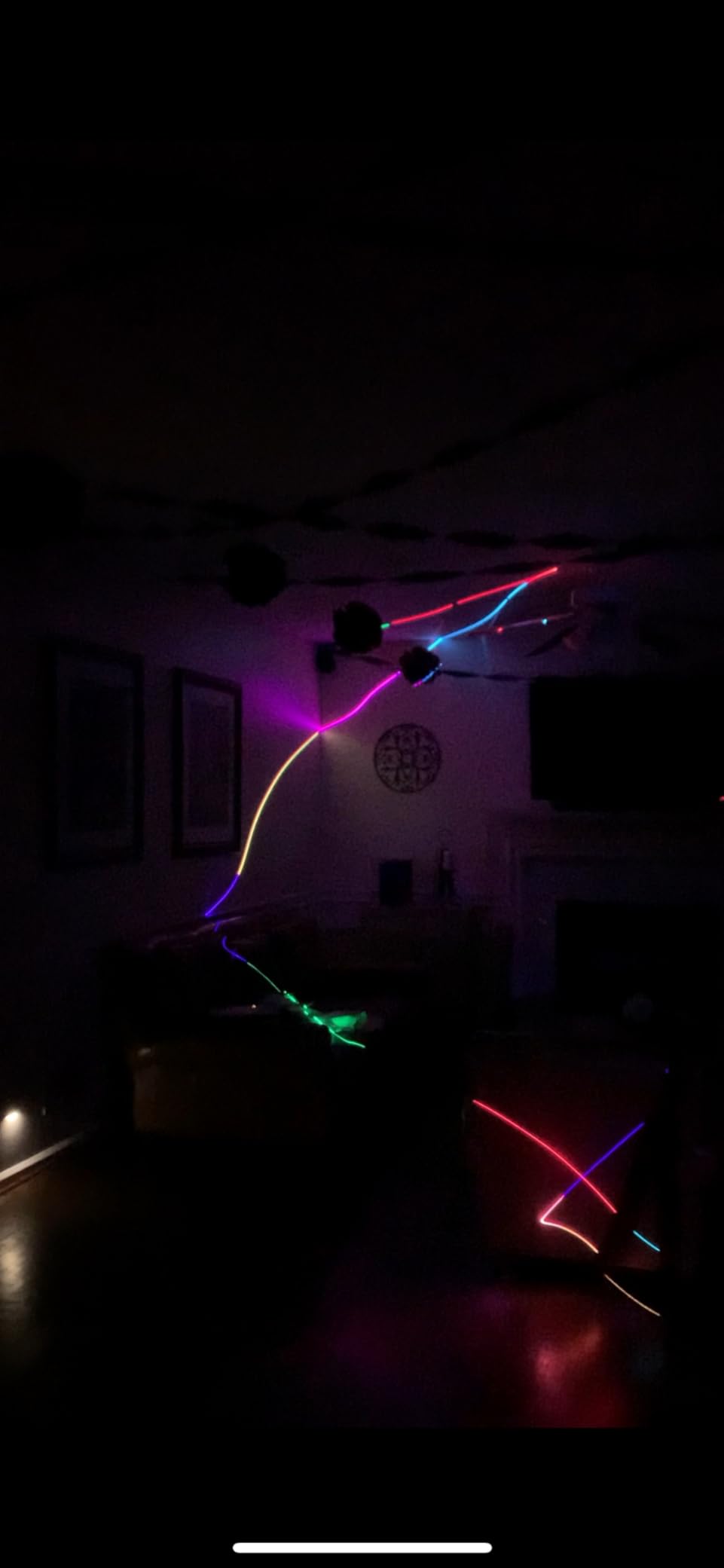Professional RGB Laser Party Lights,Sound Activated DJ Disco Light,DMX512 Remote Control Scanner Beam Effect Lazer Projector Lighting for Show KTV Bar Club School Dances Corporate Event Mobile DJs customer photo 2