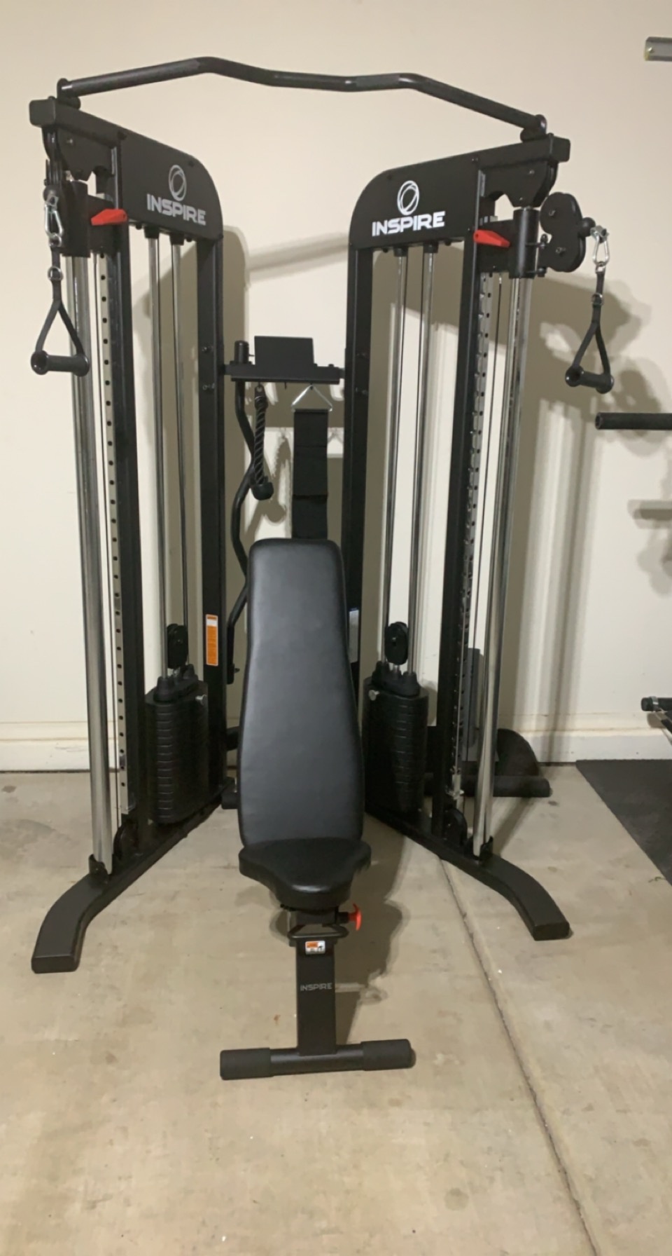 FTX Functional Trainer - Compact at Home Workout Machine with Accessories - Space Saving Design - Home Gym Cable Machine and Two 165 lb Weight Stacks customer photo 1