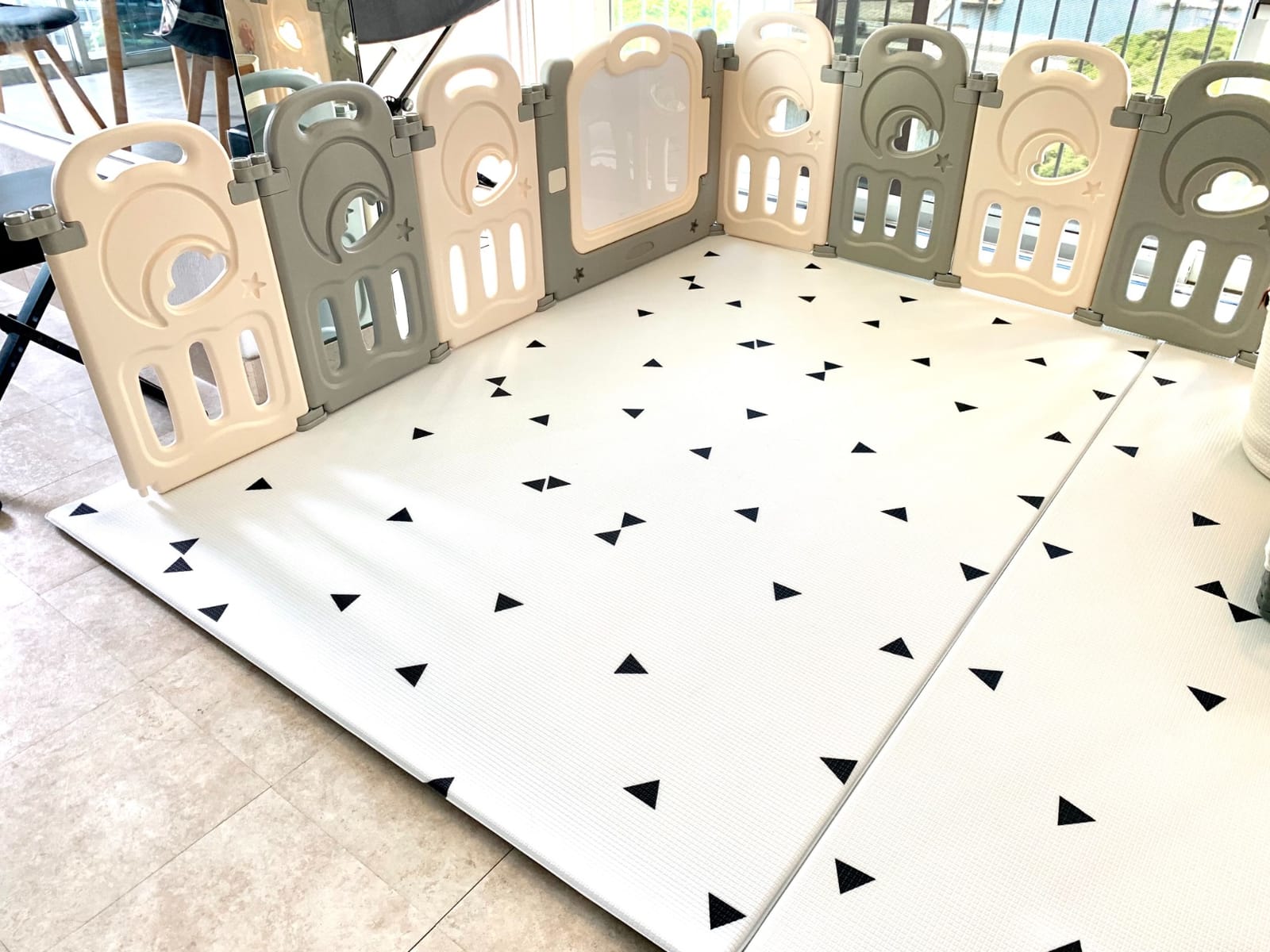 LITTLE Bot Ofie Mat, Soft Baby Play mat, Reversible Foam Floor mat, 6.5 ft x 4.5 ft, Durable and Non-Toxic (Country Road, Large) customer photo 1