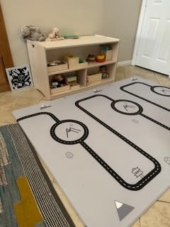 LITTLE Bot Ofie Mat, Soft Baby Play mat, Reversible Foam Floor mat, 6.5 ft x 4.5 ft, Durable and Non-Toxic (Country Road, Large) customer photo 2